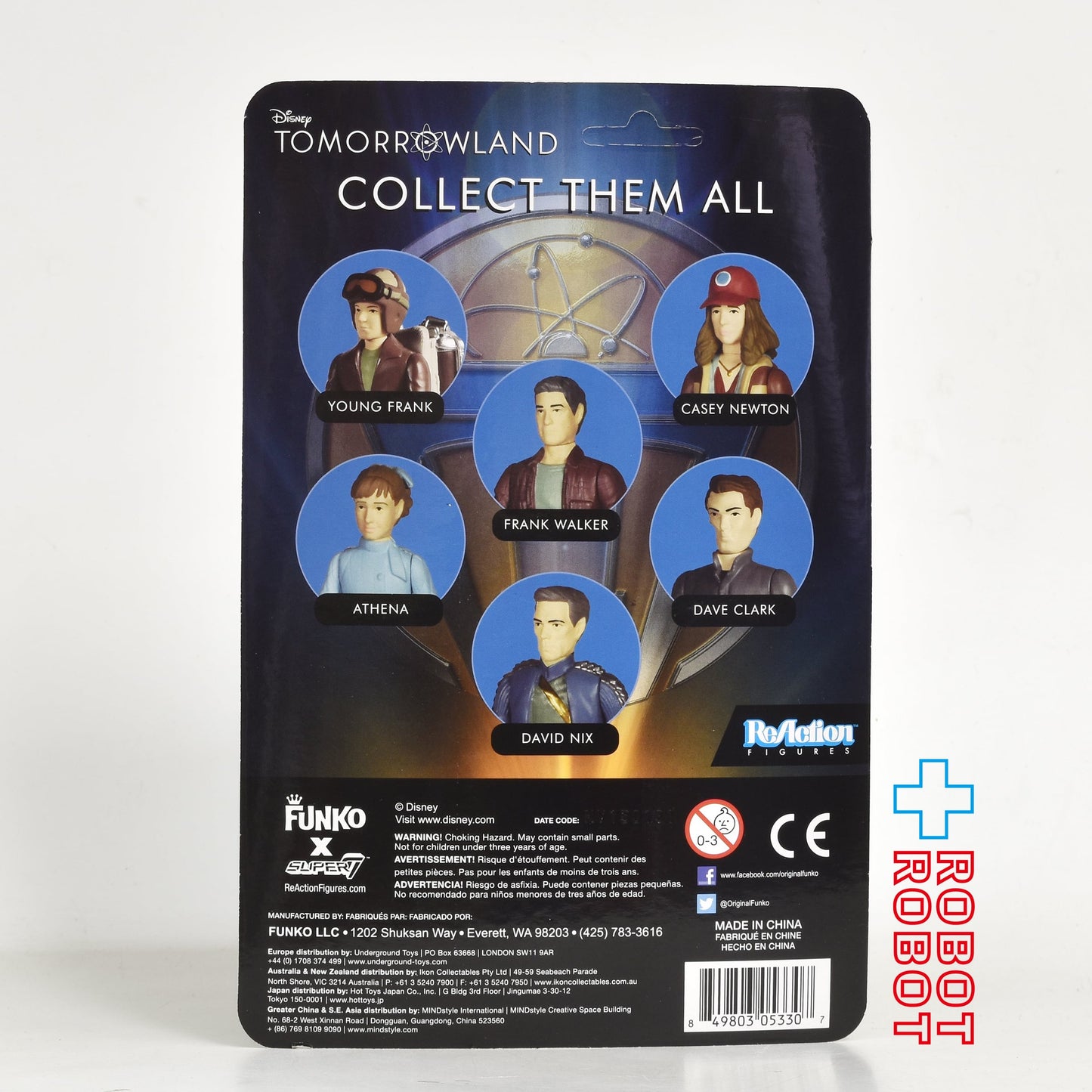 リ・アクション トゥモローランド デイヴ・クラーク 3.75インチ アクションフィギュア 未開封 ※難有り