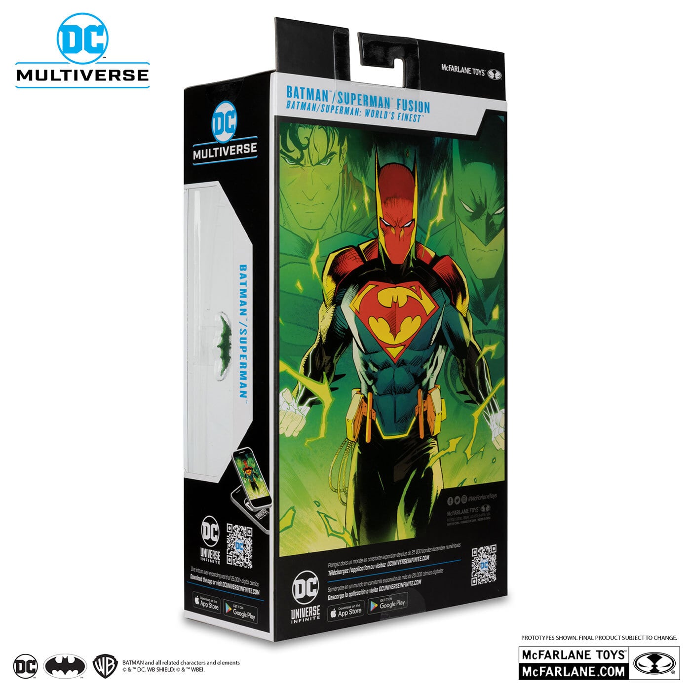マクファーレン・トイズ DCマルチバース コミック Batman / Superman World's Finest #289 バットマン / スーパーマン (フュージョン) 7インチ アクションフィギュア 国内版 未開封