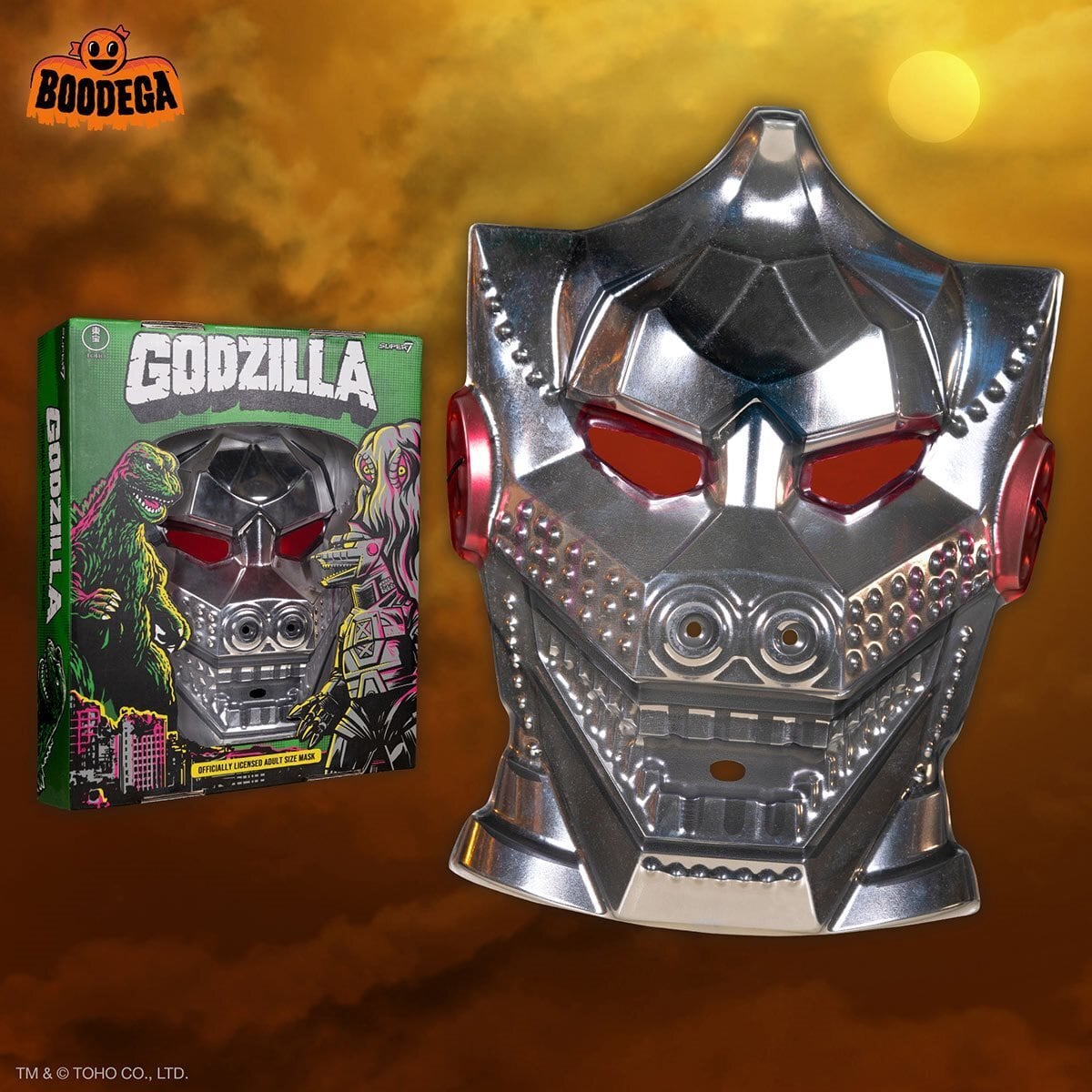 スーパー7 東宝ゴジラモンスター メカゴジラ メタリック マスク 箱入