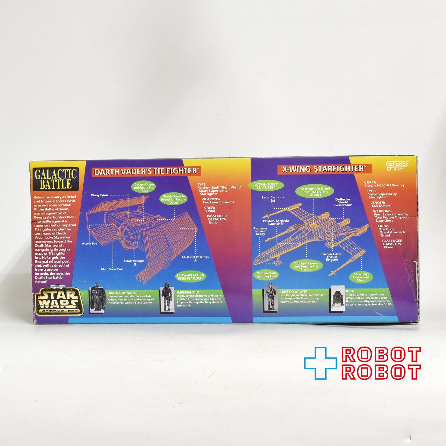 ツクダ スター・ウォーズ アクションフリート ギャラクティック・バトル ダース・ベイダーのタイ・ファイター & X-ウイング・スターファイター ダイキャスト ビークル 国内版 未開封