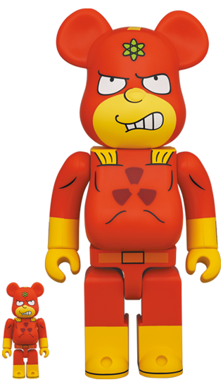 メディコム BE@RBRICK ベアブリック 100% & 400% シンプソンズ Radioactive Man 未開封 4号店商品