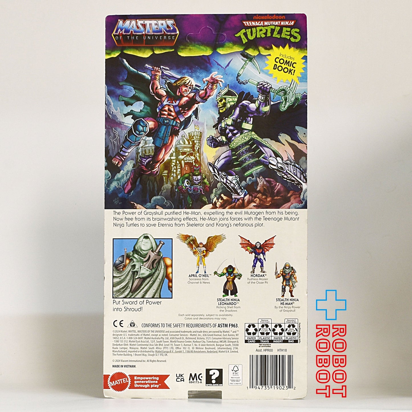 マテル MOTU マスターズ・オブ・ザ・ユニバース オリジンズ タートルズ・オブ・グレイスカル ステルス・ニンジャ・ヒーマン 5.5インチ アクションフィギュア 未開封