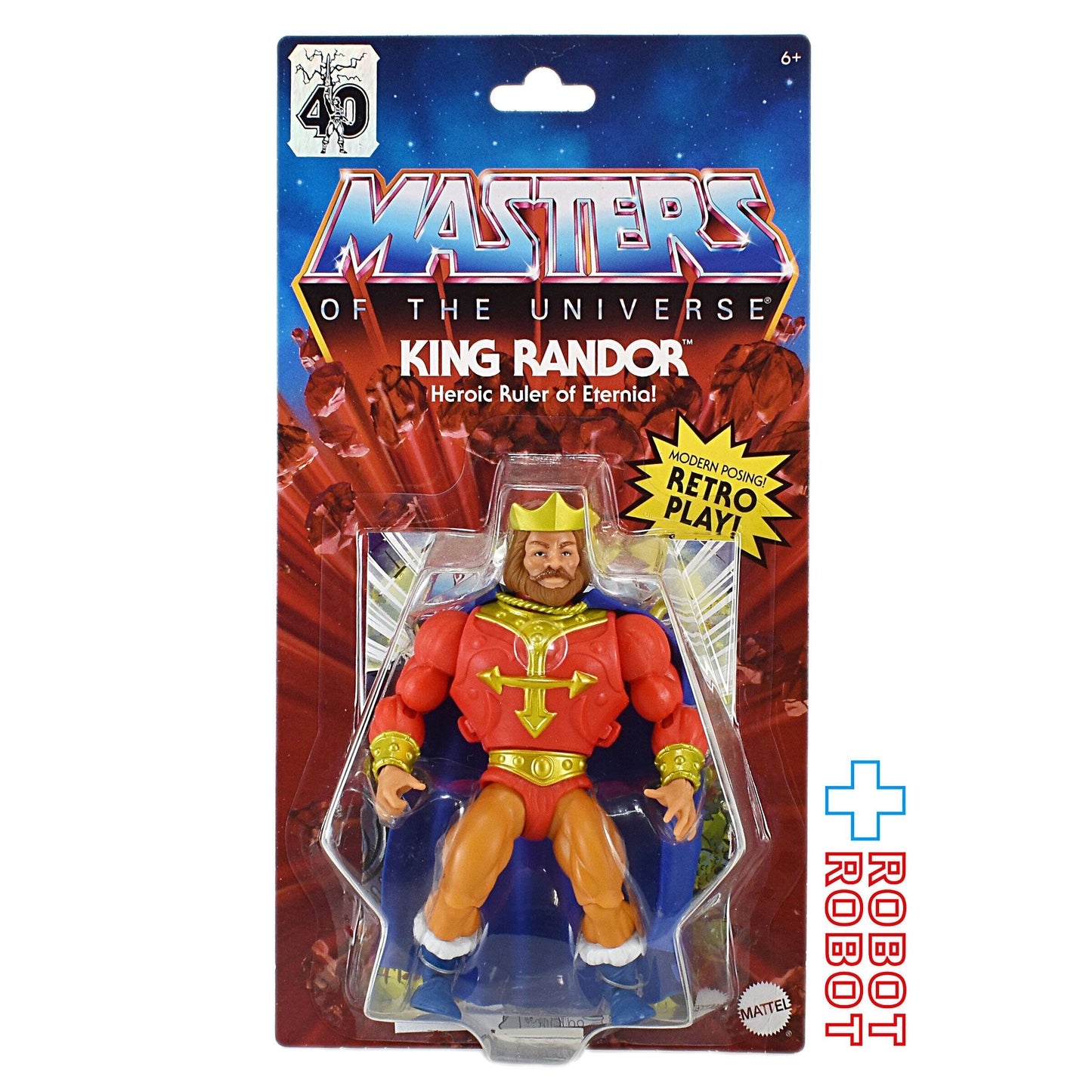 マテル MOTU マスターズ・オブ・ザ・ユニバース オリジンズ 40th キング・ランダー 5.5インチ アクションフィギュア 未開封