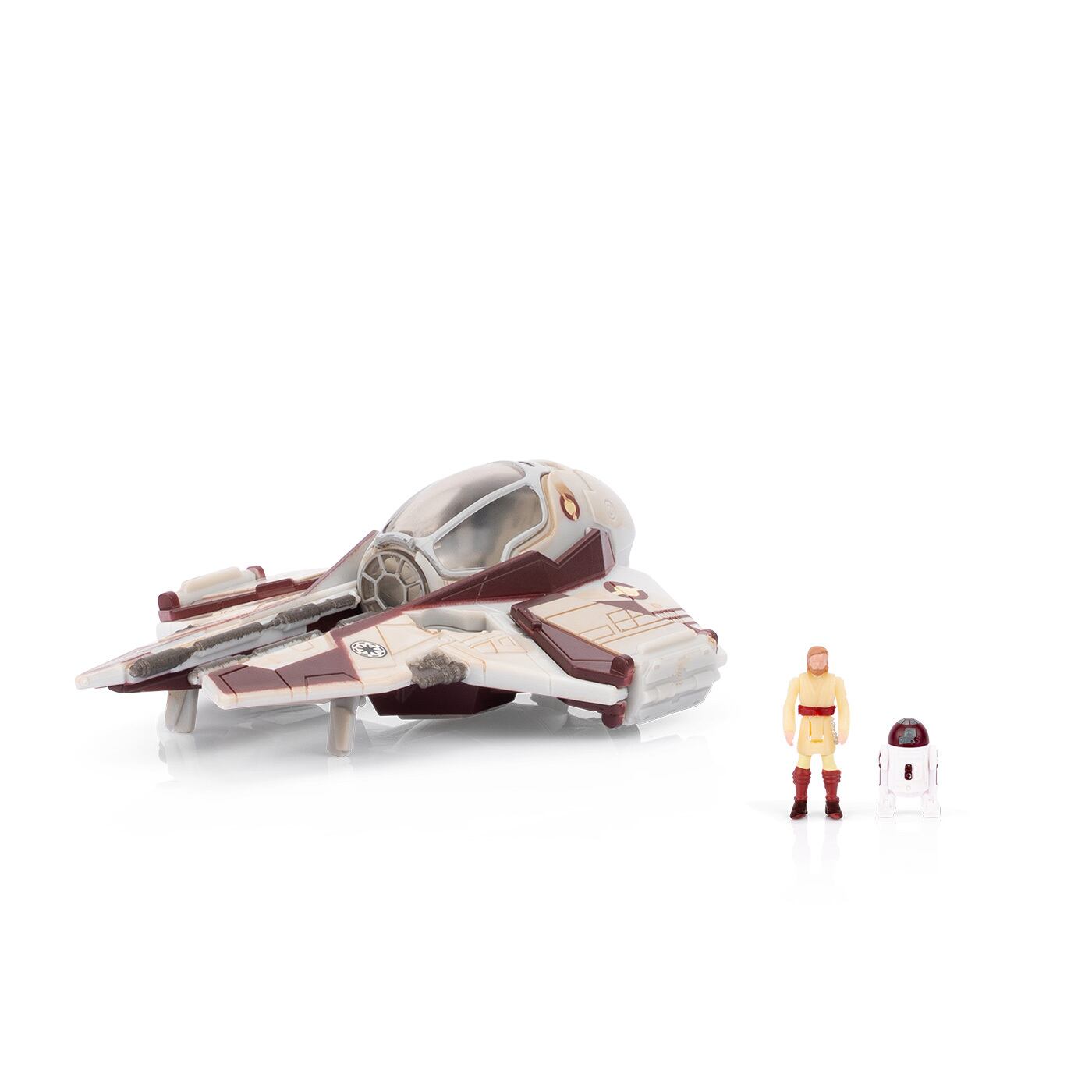 スター・ウォーズ マイクロ・ギャラクシー ライトアーマー・クラス シリーズ9 オビ=ワン ジェダイジェダイ インターセプター 国内版 未開封