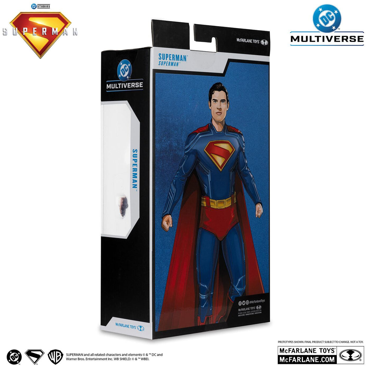 マクファーレン・トイズ DCマルチバース スーパーマン (2025) #326 スーパーマン (バトルダメージ) 7インチ アクションフィギュア 国内版 未開封