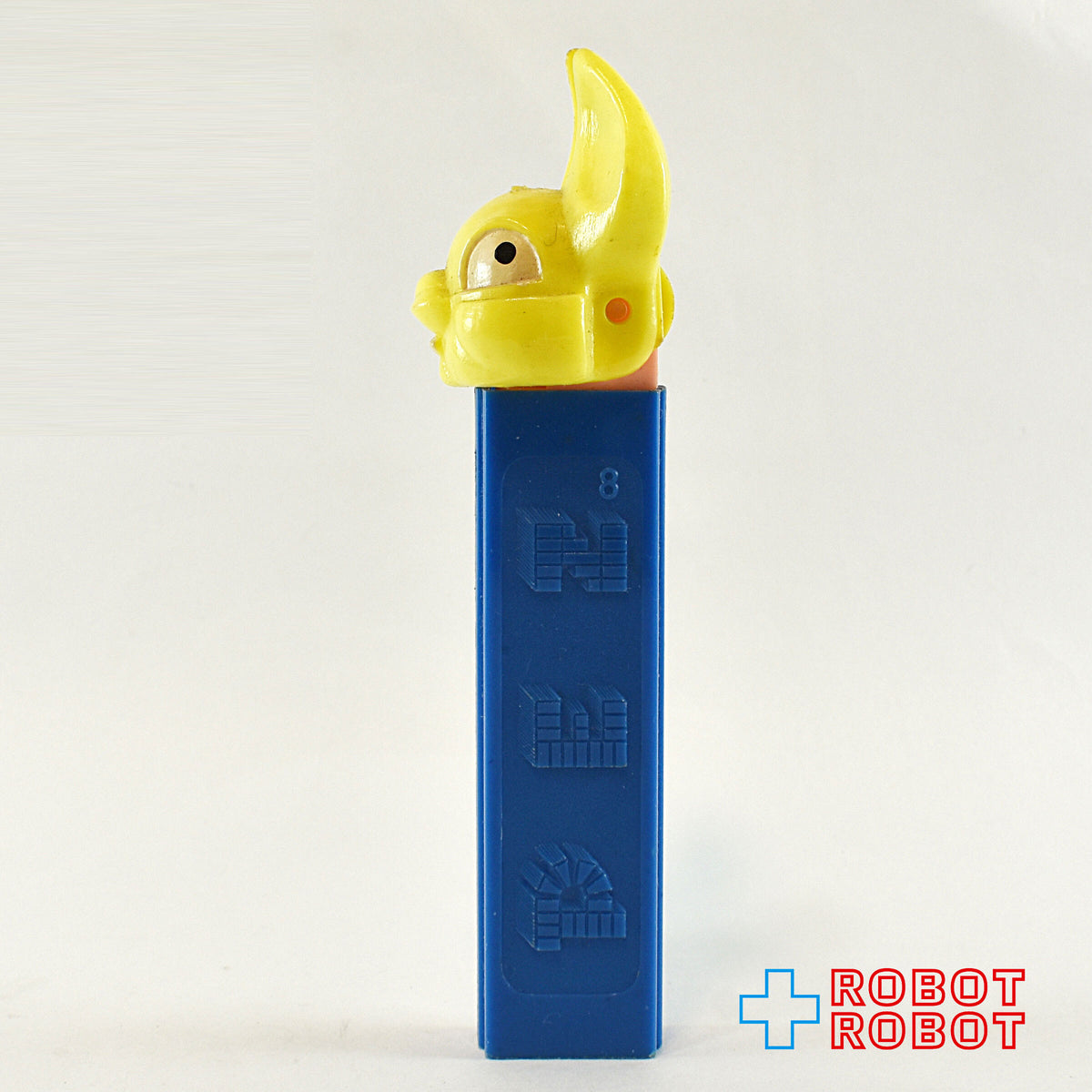 PEZ ファット・イヤー・バニー 黄色 足なし 青ステム