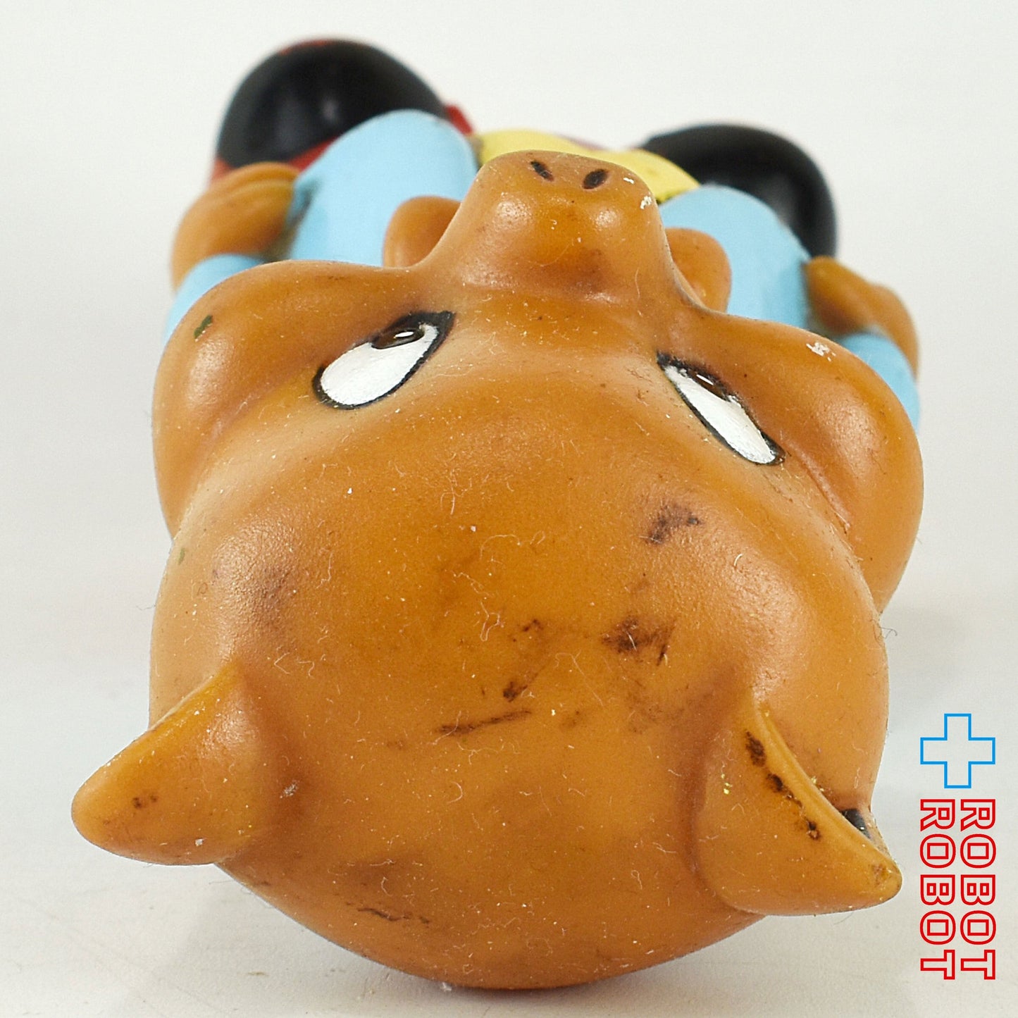 KO ルーニー・テューンズ ポーキー・ピッグ 水色ジャケット ソフビフィギュア メーカー不明