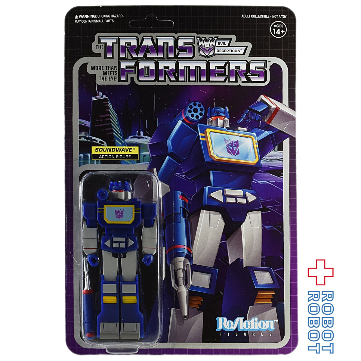 リ・アクション 3.75インチ アクションフィギュア サウンドウェーブ 戦え!超ロボット生命体トランスフォーマー シリーズ1