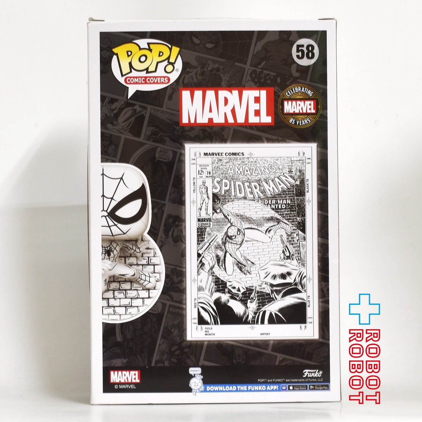 ファンコ POP! コミックカバーズ 58 マーベル 85th アメイジング・スパイダーマン ビニールフィギュア 開封箱入