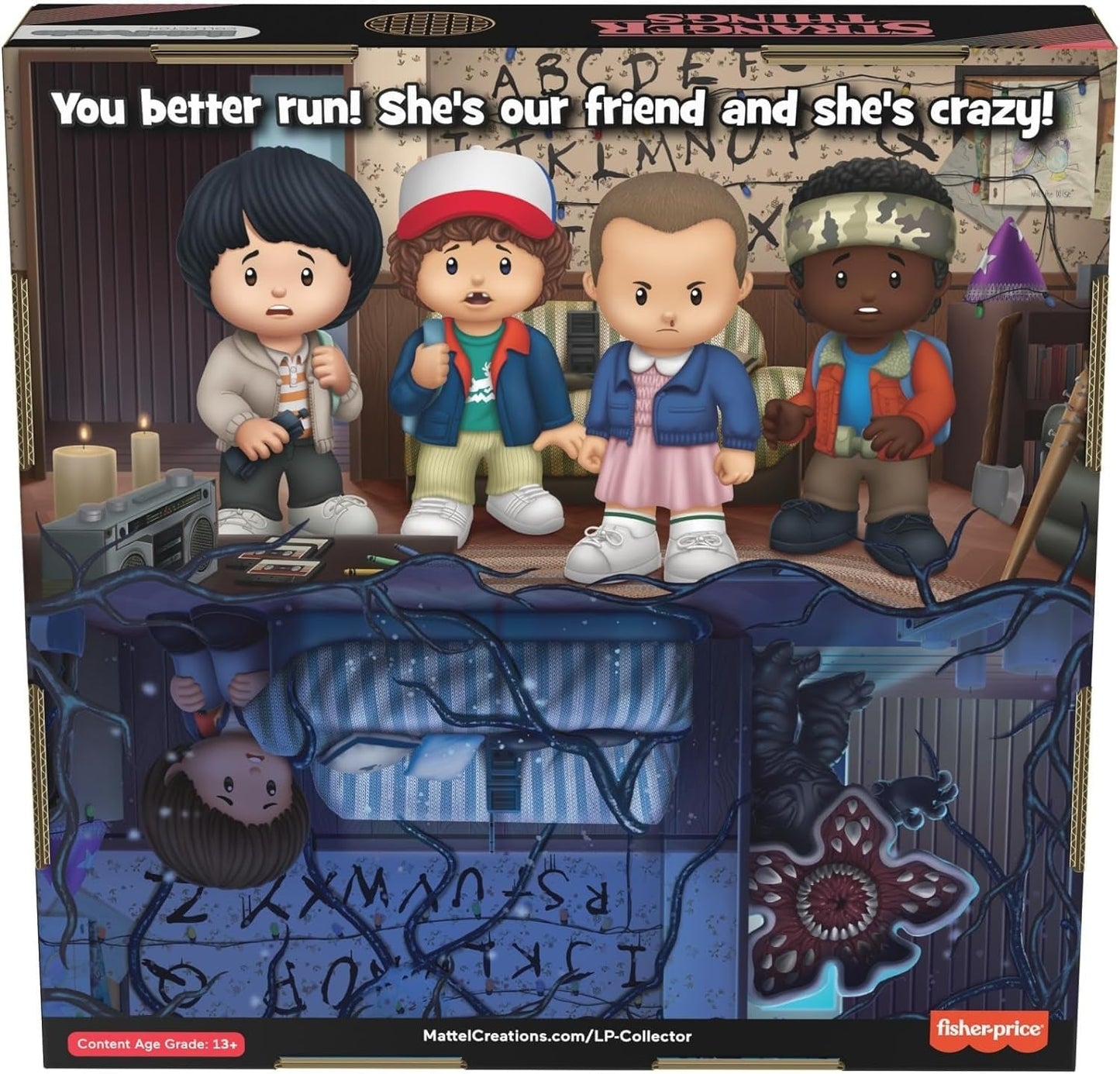 フィッシャープライス ストレンジャー・シングス 未知の世界 キャッスル・バイヤーズ リトルピープル 未開封