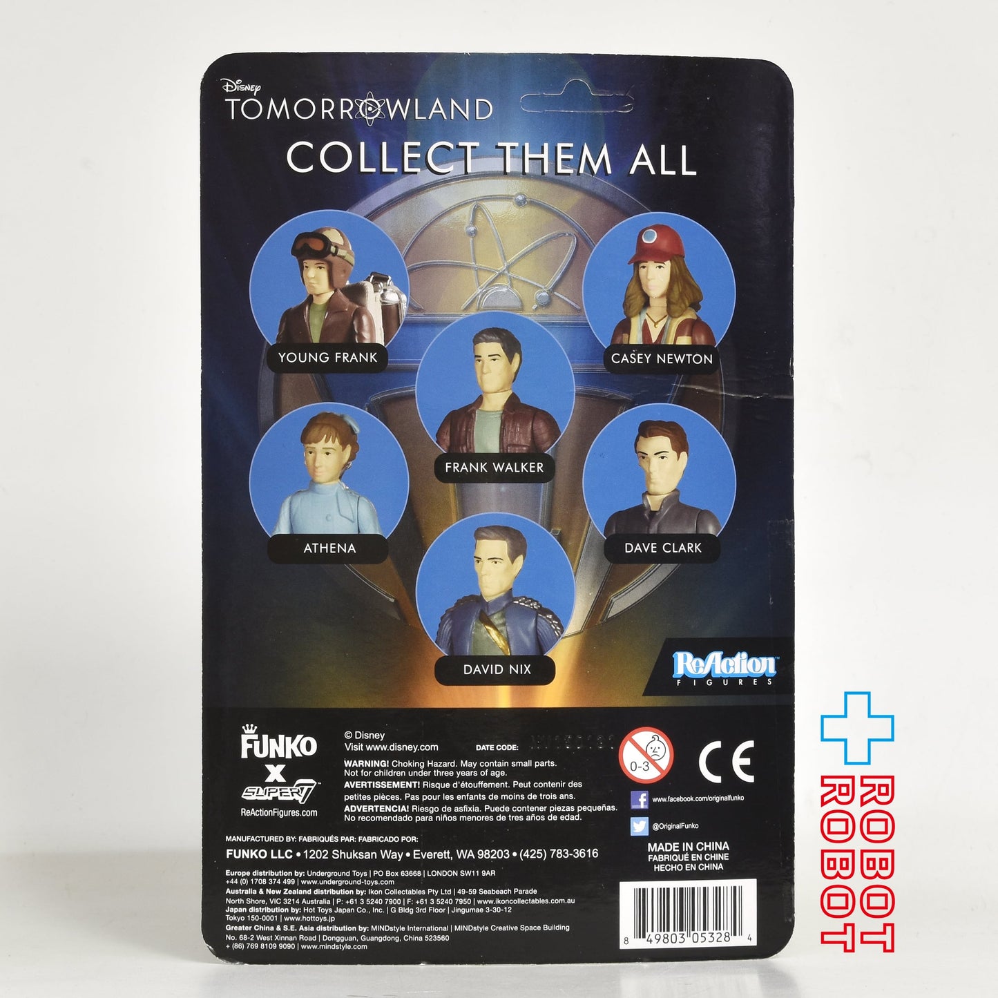 リ・アクション トゥモローランド ケイシー・ニュートン 3.75インチ アクションフィギュア 未開封