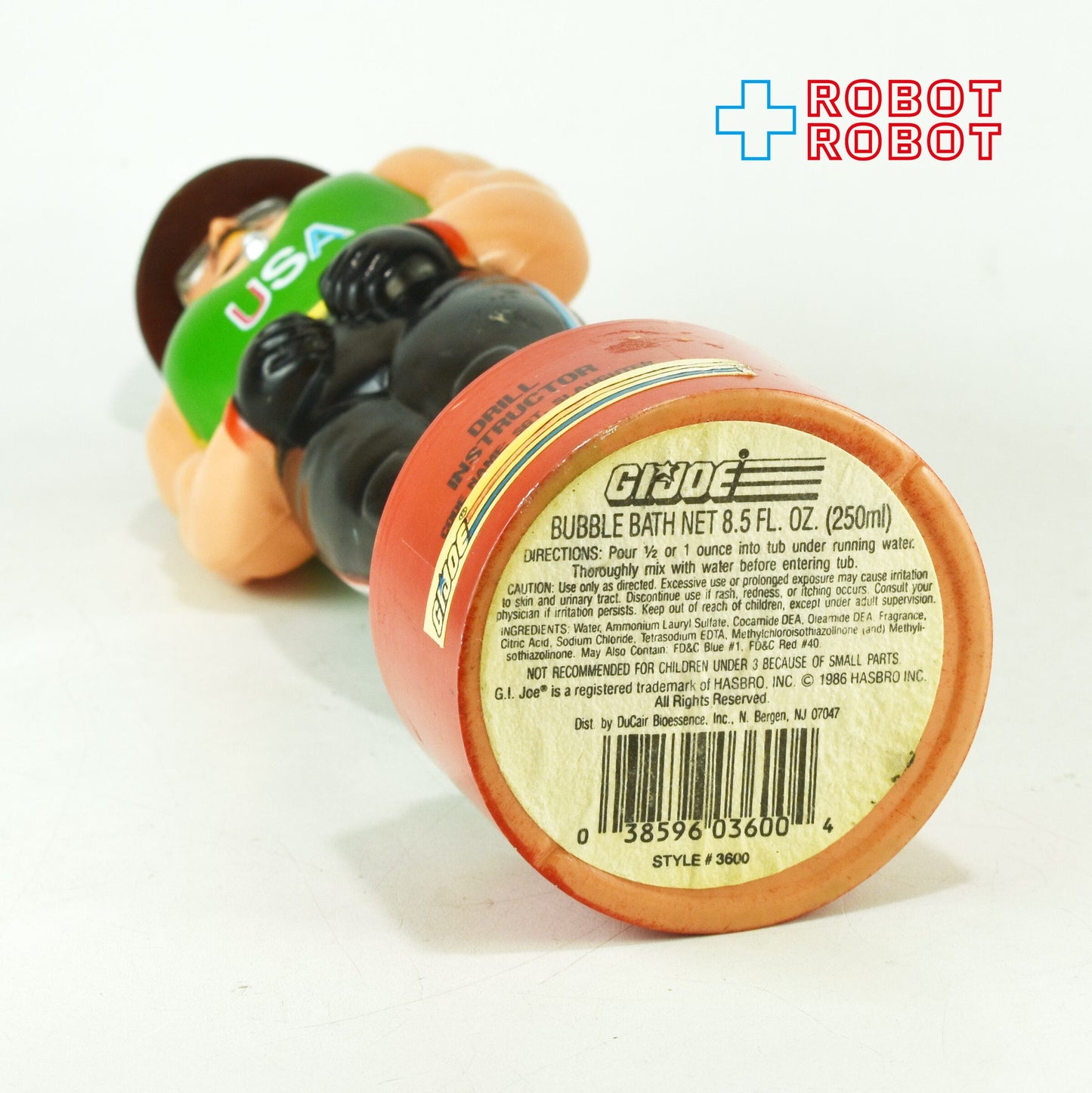 ハズブロ G.I.ジョー ドリルインストラクター ( サージェント・スローター ) ソーキー バブルバスボトル