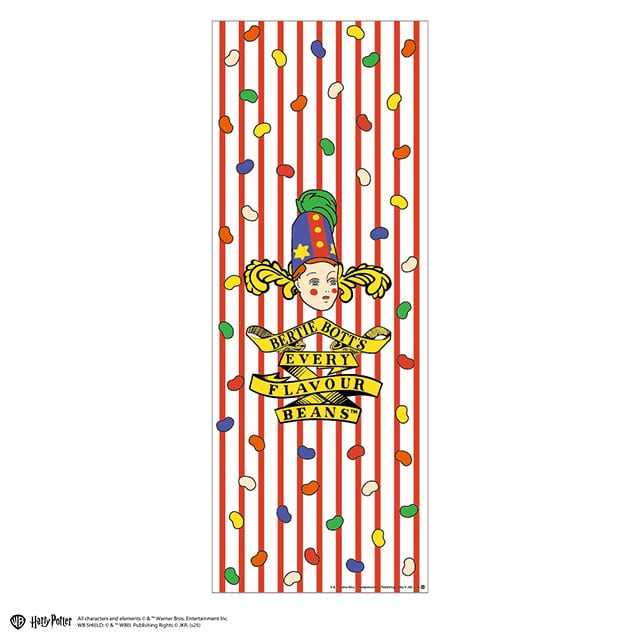 ハリー・ポッター フレーバービーンズパターン てぬぐい 未開封