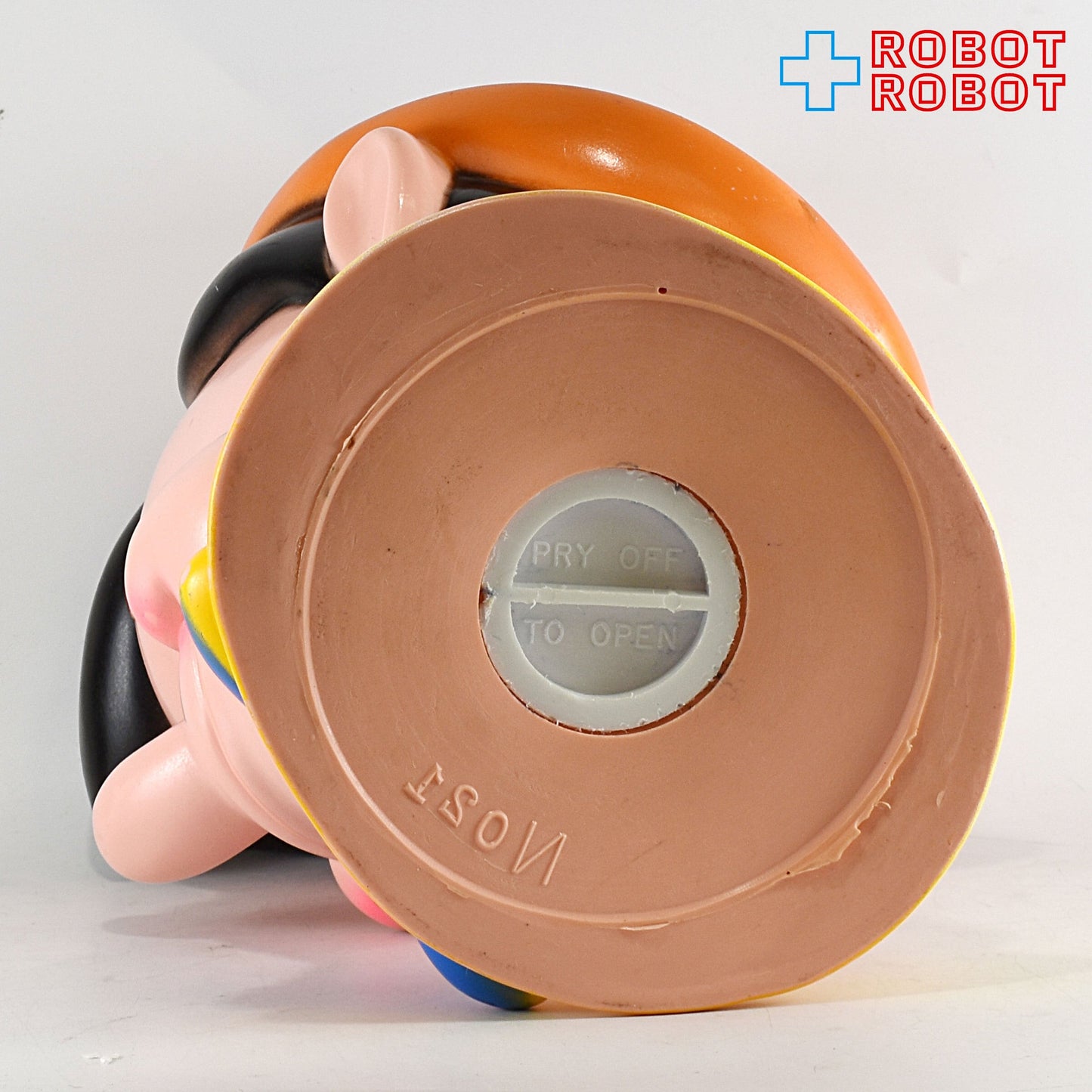 プレイパル ディズニー ピノキオ ヘッド ソフビ貯金箱 ※難有り