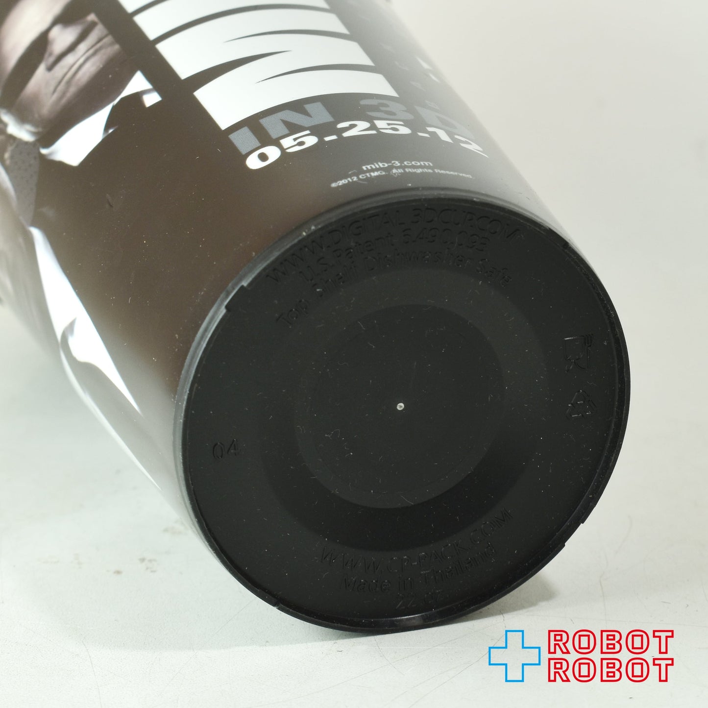 MIB3 メン・イン・ブラック3 in 3D プラスチック カップ ストロー付き 2012