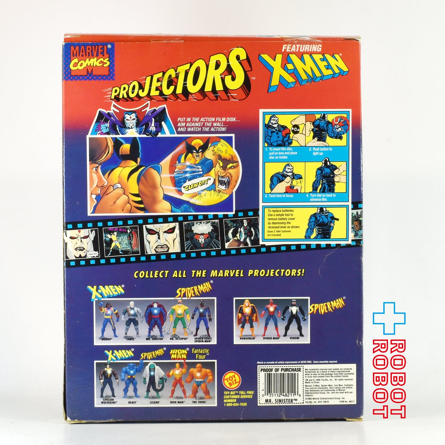 トイビズ マーベル プロジェクターズ X-MEN ミスター・シニスター アクションフィギュア 開封品