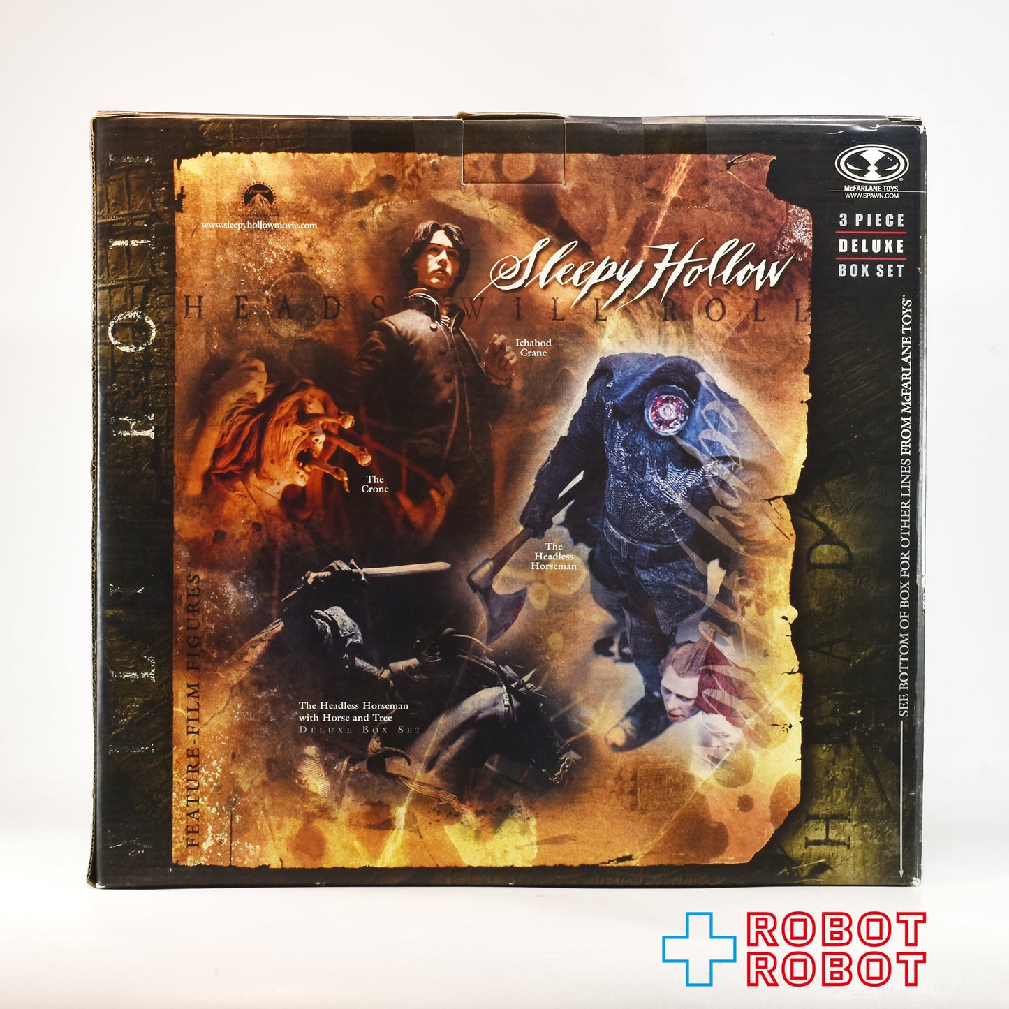 マクファーレントイズ スリーピー・ホロウ ヘッドレスホースマン 首なし騎士 スリーピース アクションフィギュア デラックス ボックスセット 未開封