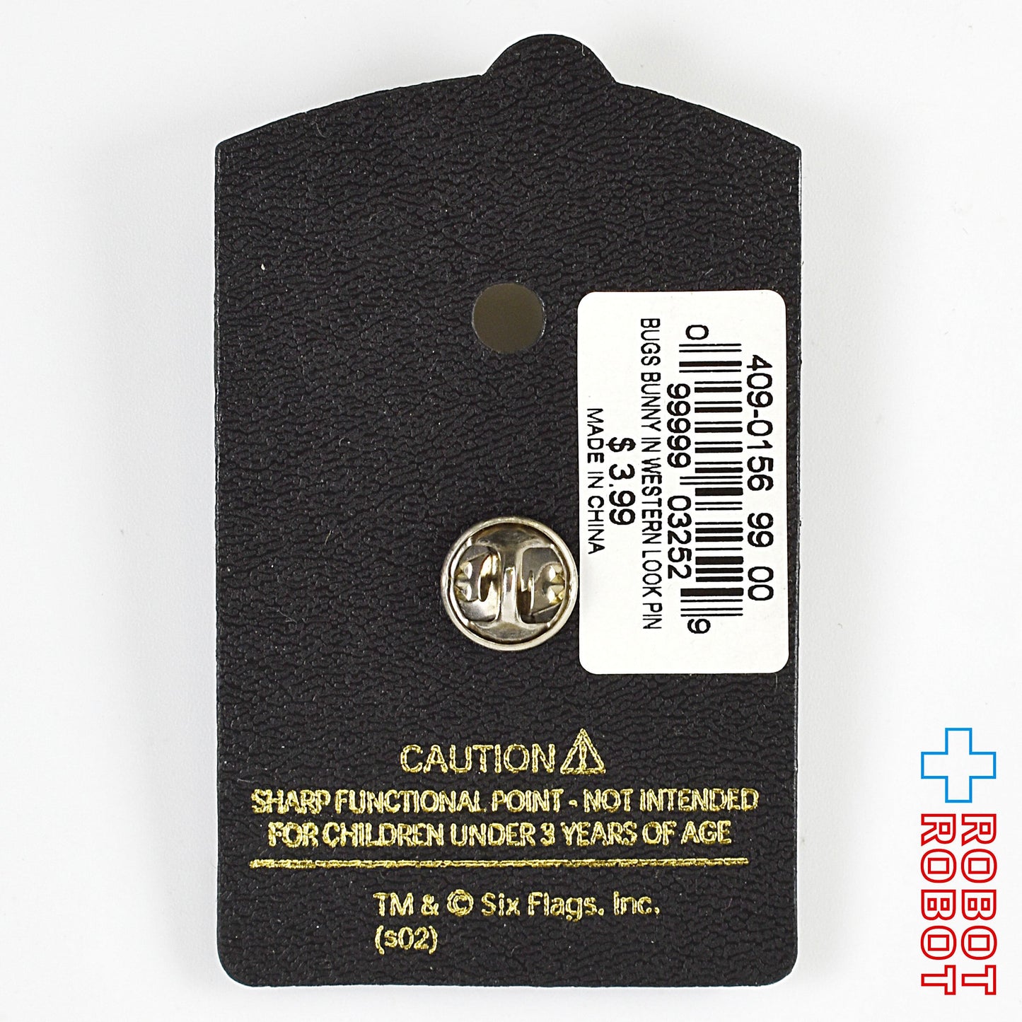 ルーニー・テューンズ バッグス・バニー 西部劇のガンマン ピン ピンズ ピンバッジ 台紙付