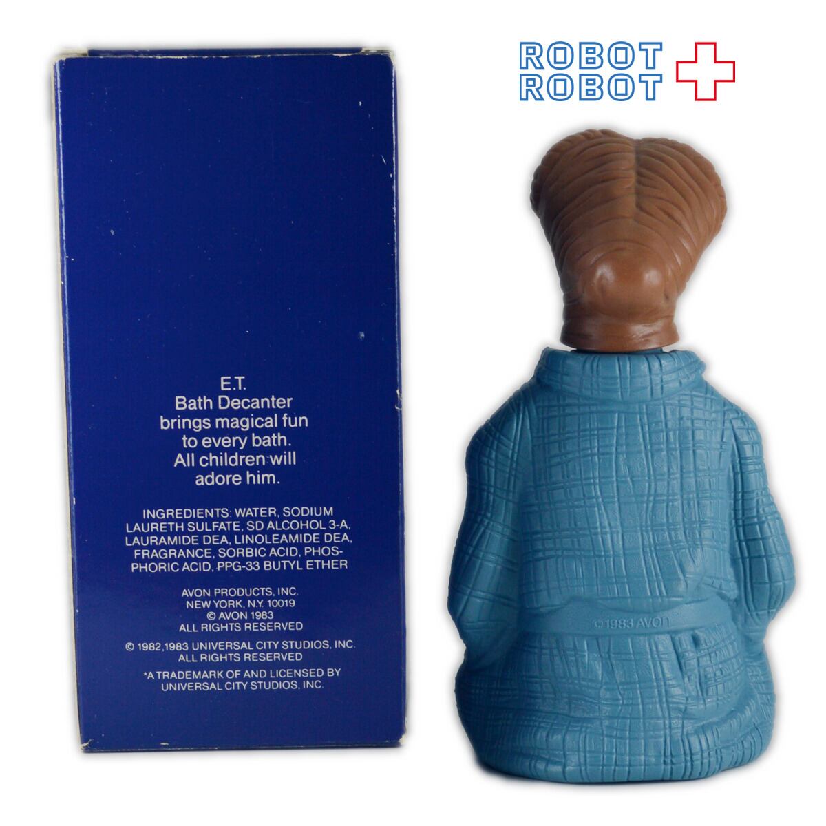 AVON社 E.T. バブルバスボトル シャンプーボトル ソーキー フィギュア 箱付