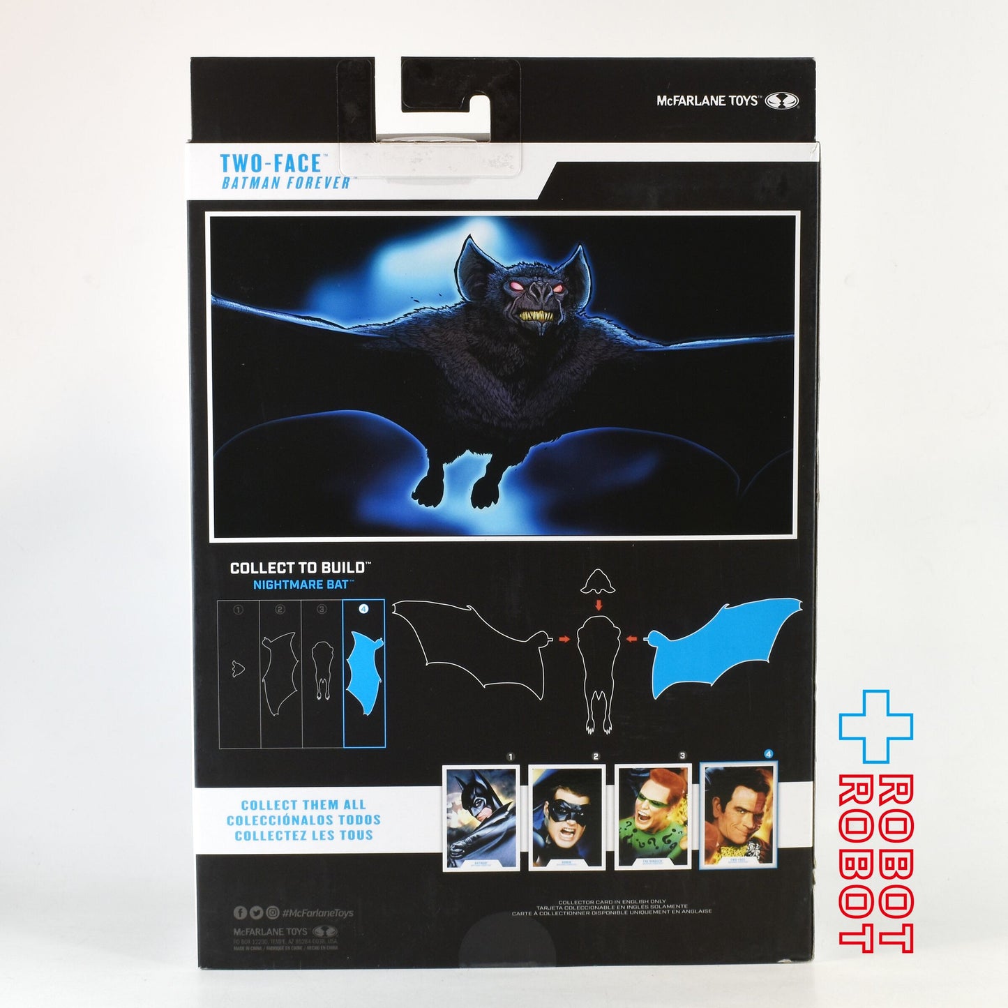 マクファーレン・トイズ DCマルチバース バットマン フォーエヴァー トゥーフェイス 7インチ アクションフィギュア 開封 ※ビルドパーツ欠