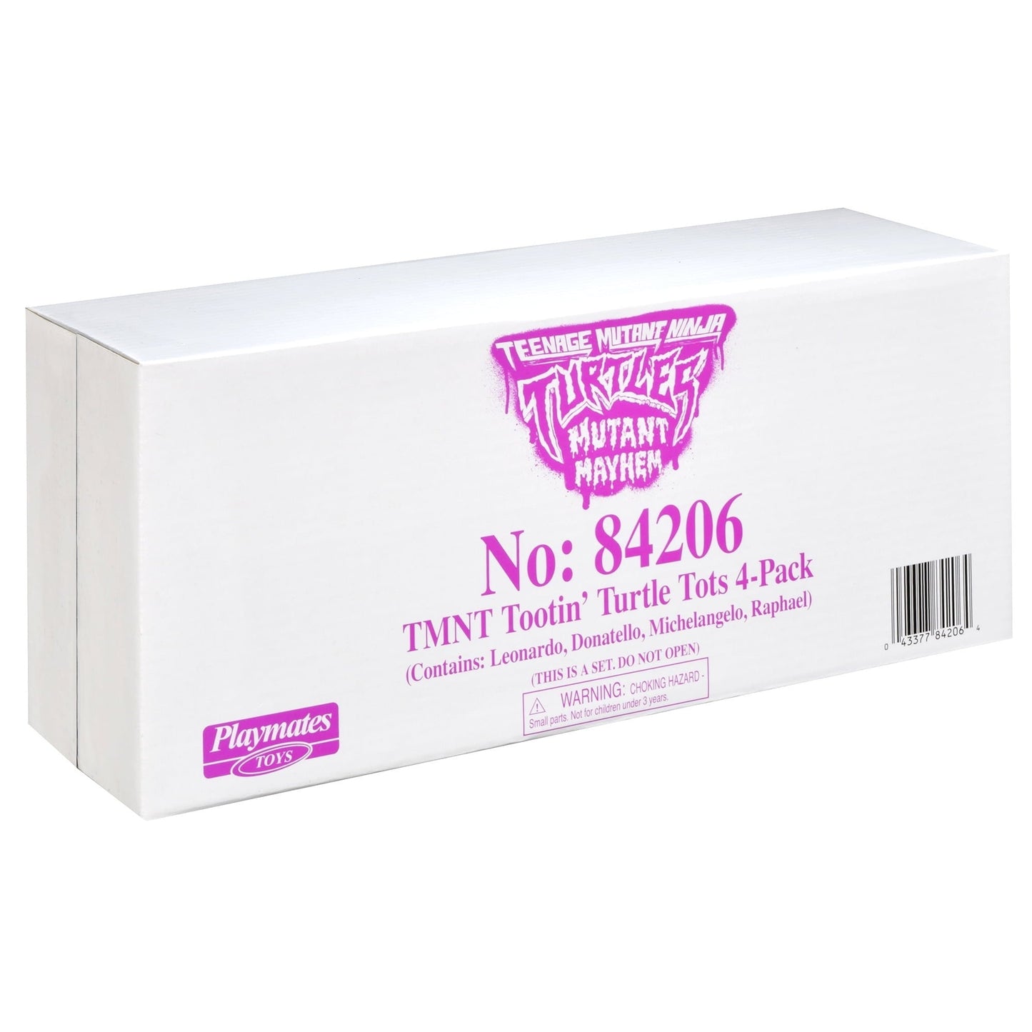 プレイメイツ タートルズ ミュータント・パニック!TMNT こどもタートル おならソフビ 4体セット