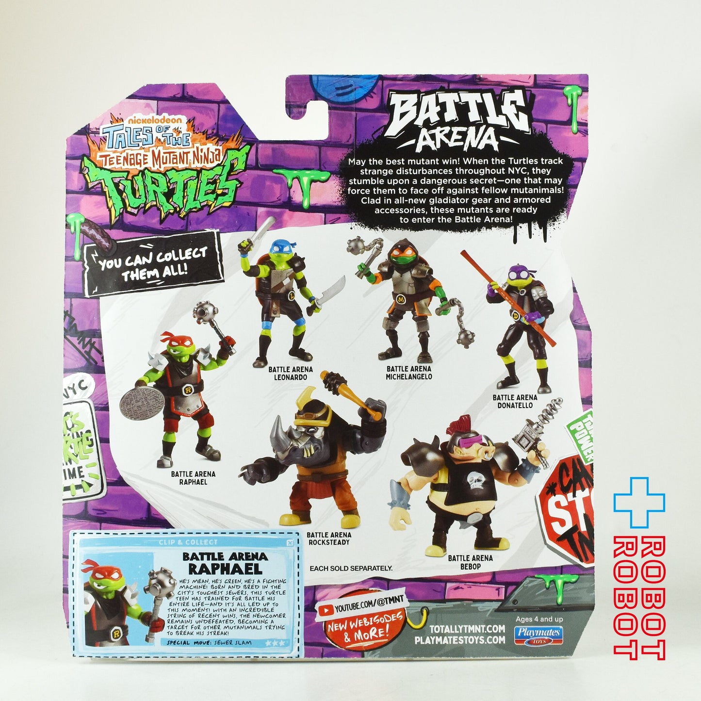 プレイメイツ テイルズ・オブ・ティーンエイジ・ミュータント・ニンジャ・タートルズ バトル・アリーナ ラファエロ 4.5インチ ベーシックフィギュア 未開封