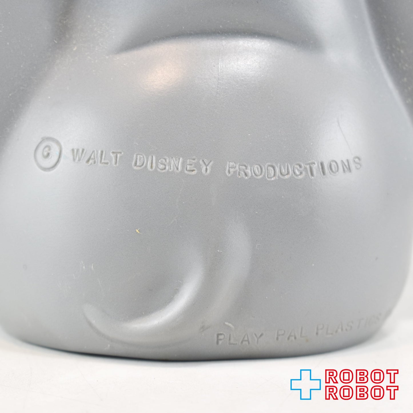 プレイパル デイズニー ダンボ スモール 赤色帽子 ソフビ貯金箱 ウォルトディズニープロダクション 底蓋欠