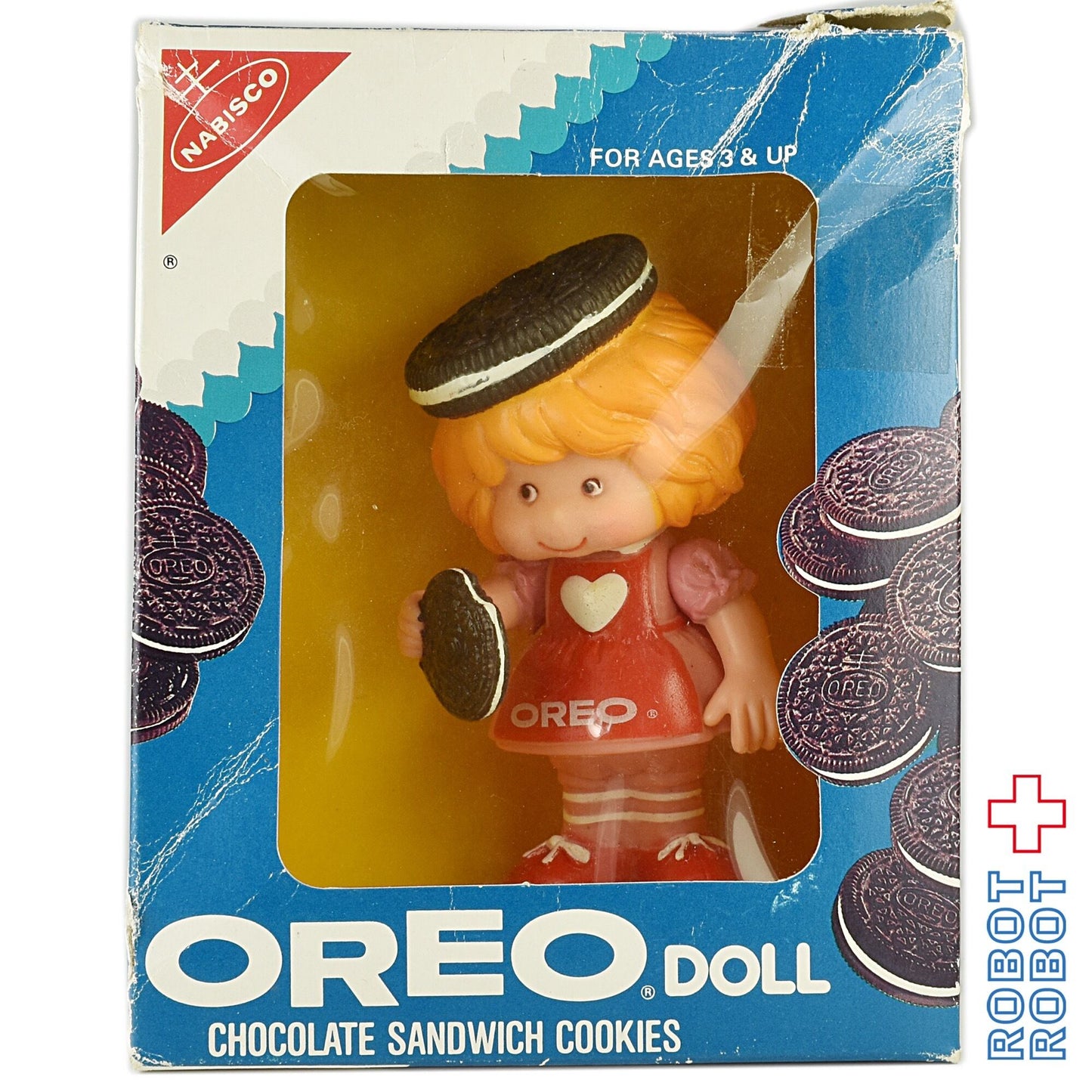 ナビスコ オレオ 女の子 ソフビフィギュア タルボット社 1983 箱入