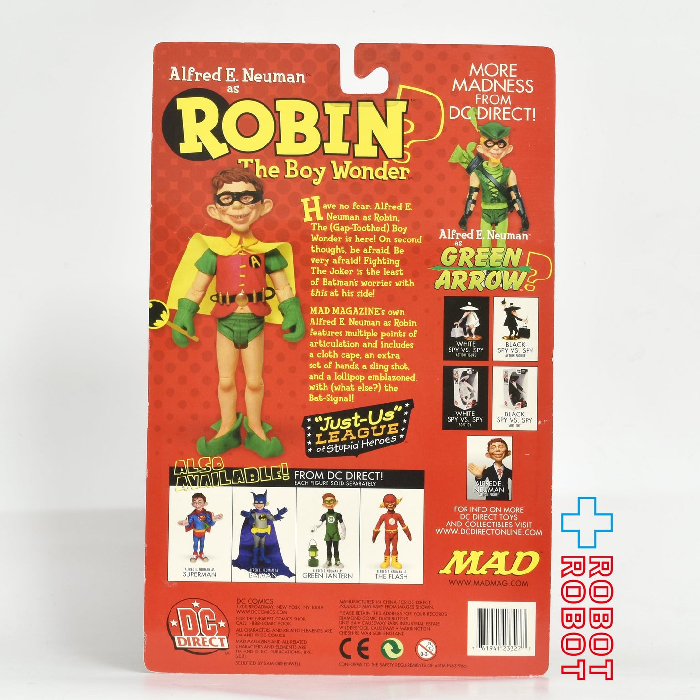 DCダイレクト マッドマガジン アルフレッド・E・ニューマン ロビン アクションフィギュア 未開封