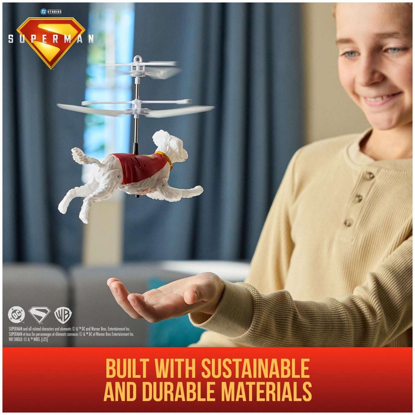 DC クリプト・ザ・スーパードッグ(スーパーマンの犬) 空飛ぶトイ 箱入未開封新品