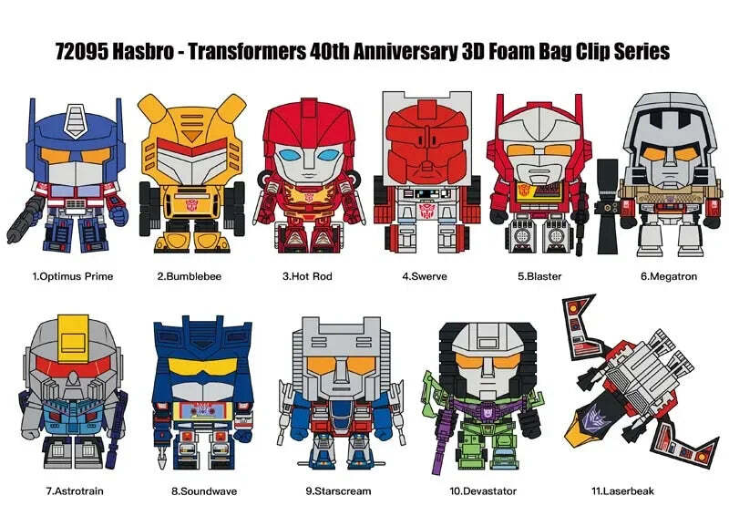 モノグラム フィギュラル バッグ クリップ トランスフォーマー 40周年記念 1パック 未開封