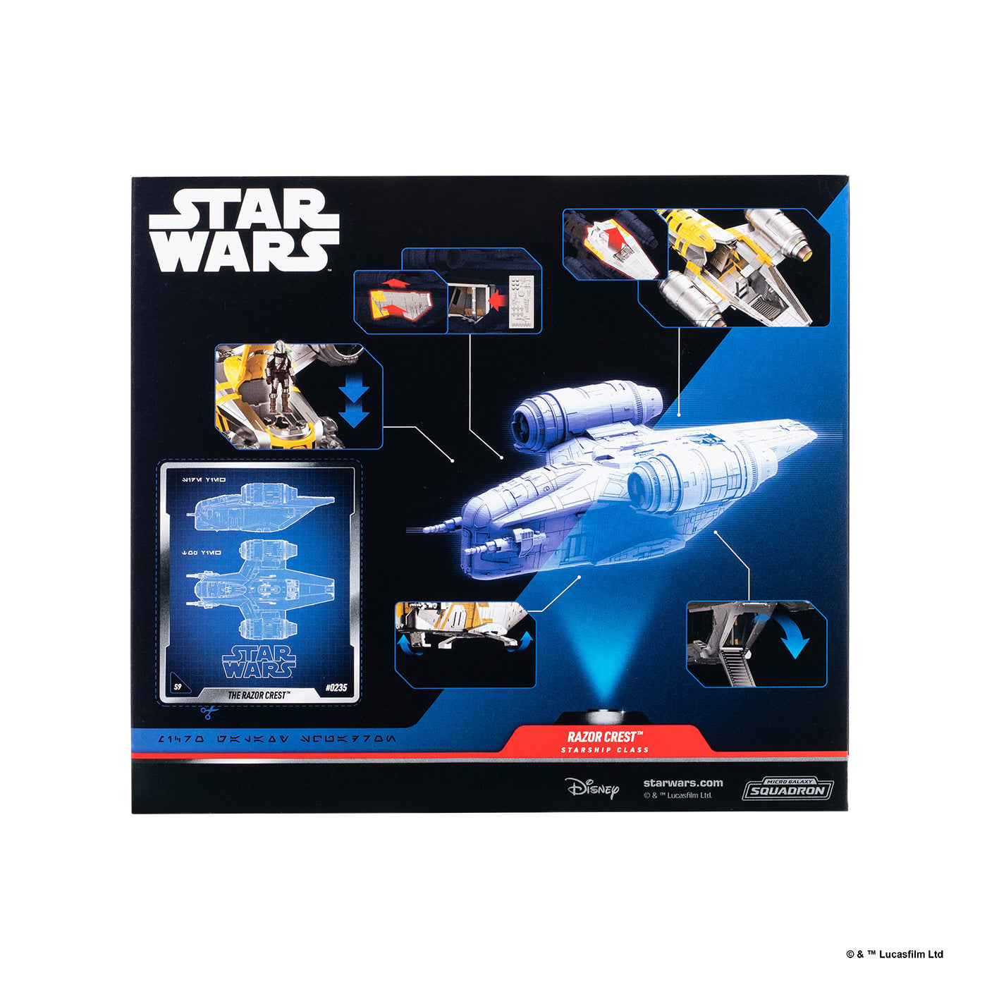 スター・ウォーズ マイクロ・ギャラクシー スターシップ・クラス マンダロリアン・アンド・グローグー レイザー・クレスト 国内版 未開封