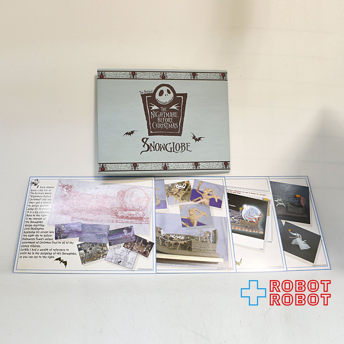 ナイトメアー・ビフォア・クリスマス サンタジャックのソリ スノーグローブ ディズニーストア96294 箱付