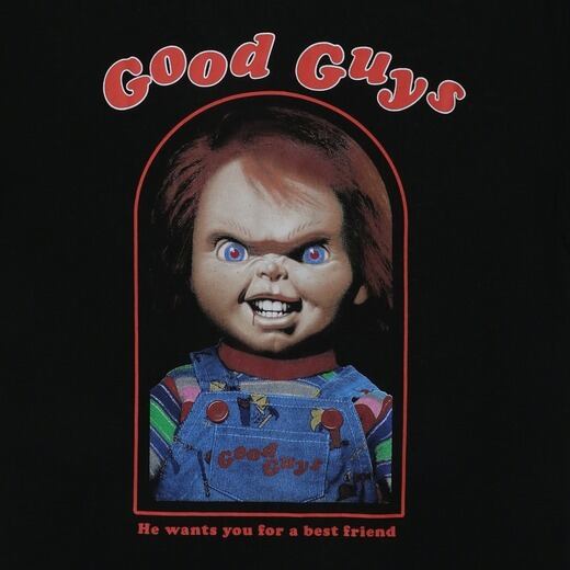 チャイルド・プレイ チャッキー グッドガイ グラフィック Tシャツ