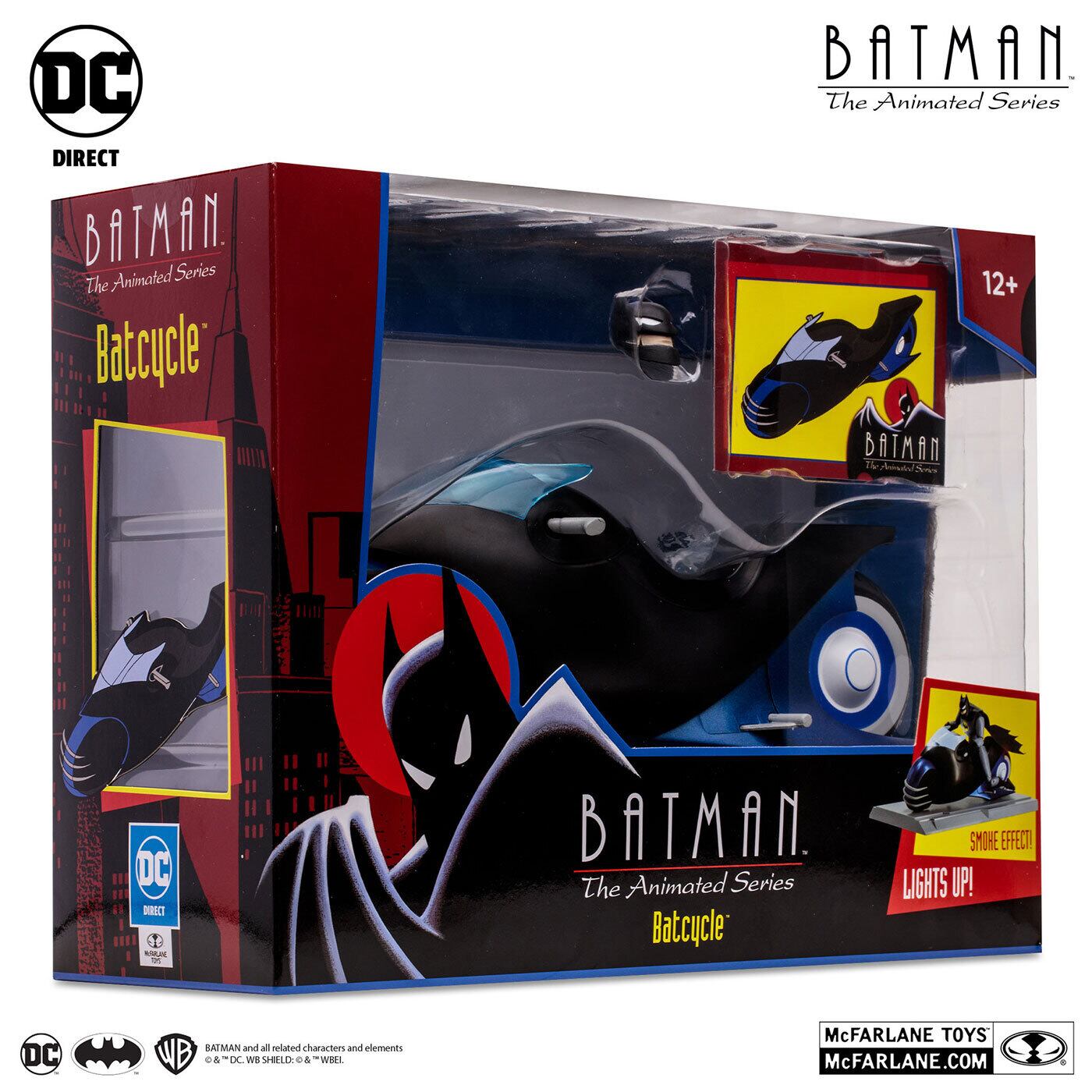 マクファーレン・トイズ DCダイレクト バットマン アニメイテッド バットサイクル ビークル 国内版 未開封