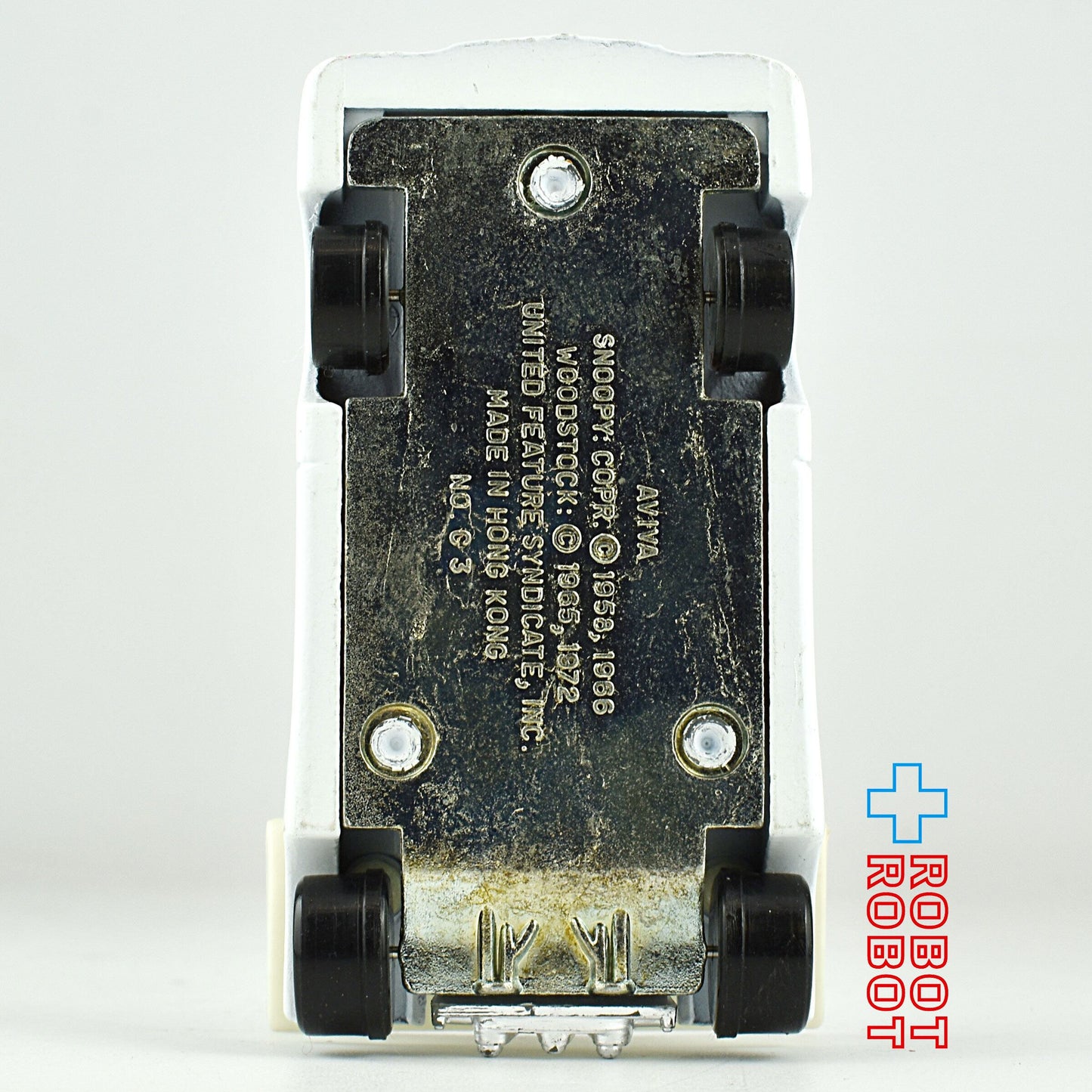 スヌーピー ウッドストック・イン・ホワイトレーサー ダイキャスト ミニカー メイド・イン・ホンコン ルース