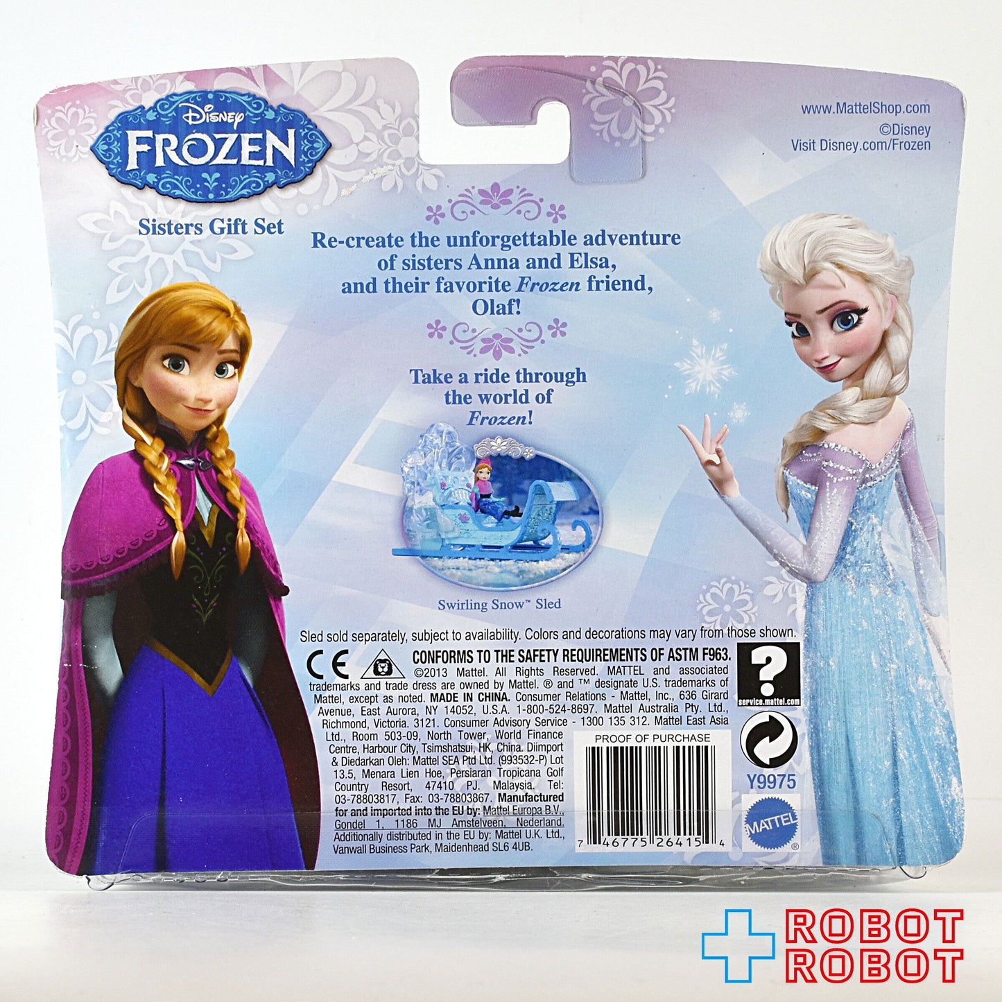 マテル アナと雪の女王 アナ エルサ オラフ シスターズ ギフトセット アクションフィギュア 未開封