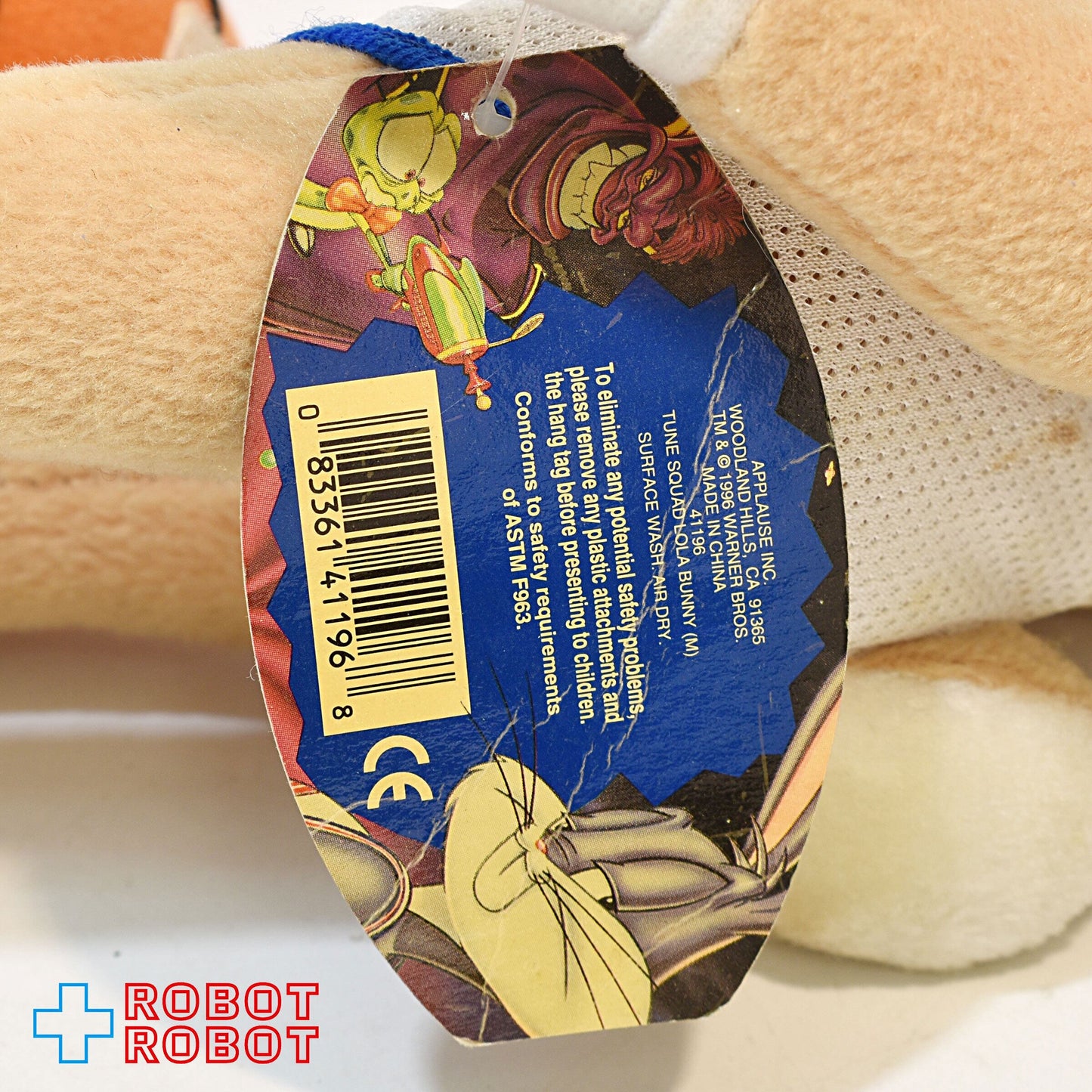 アプローズ社 ルーニー・テューンズ スペース・プレイヤーズ ローラ・バニー ぬいぐるみ 紙タグ付