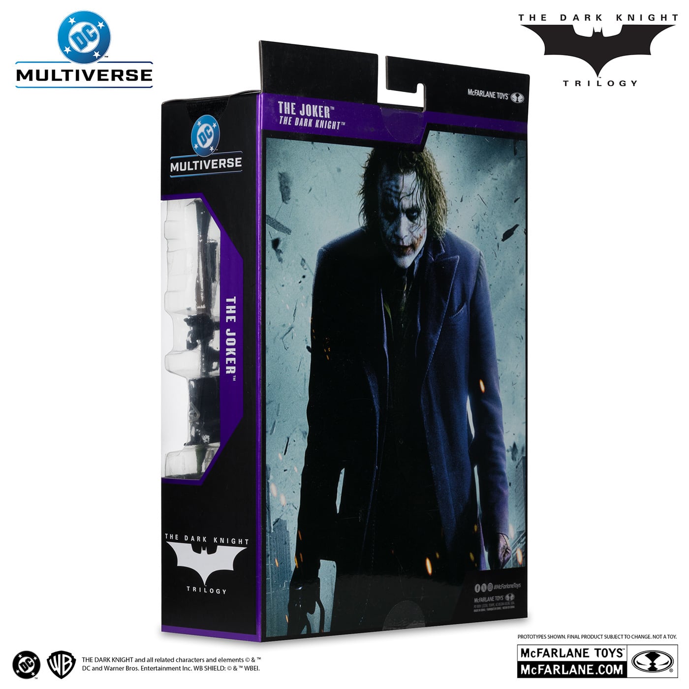 マクファーレン・トイズ DCマルチバース ダークナイト・トリロジー ジョーカー デラックス・シアトリカル・エディション 7インチ アクションフィギュア 国内版 未開封
