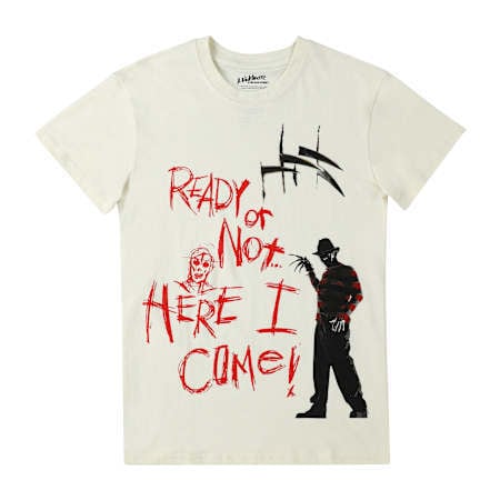 エルム街の悪夢 フレディ・クルーガー Ready or Not グラフィック Tシャツ