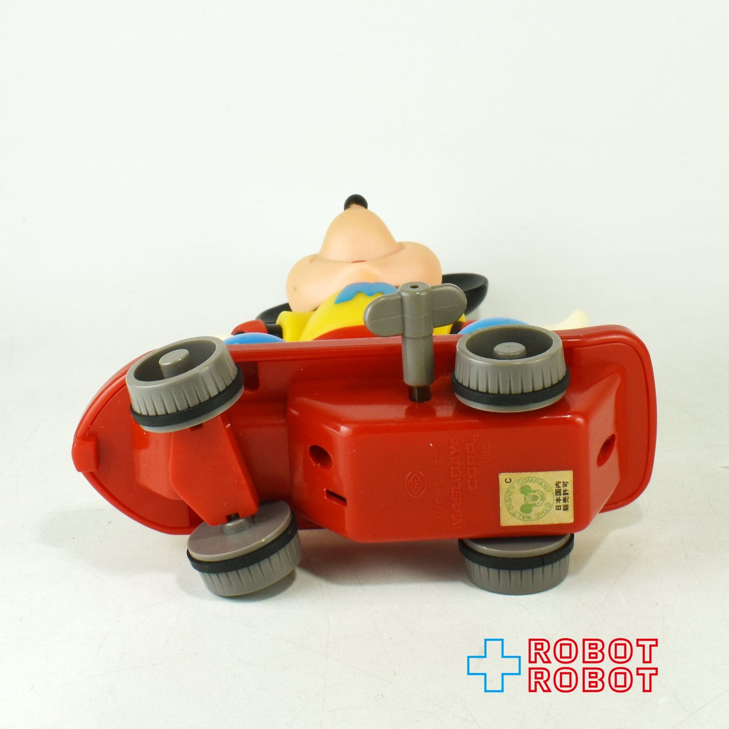 増田屋 ディズニー ミッキーマウス 赤 スケートボード ゼンマイ 1988