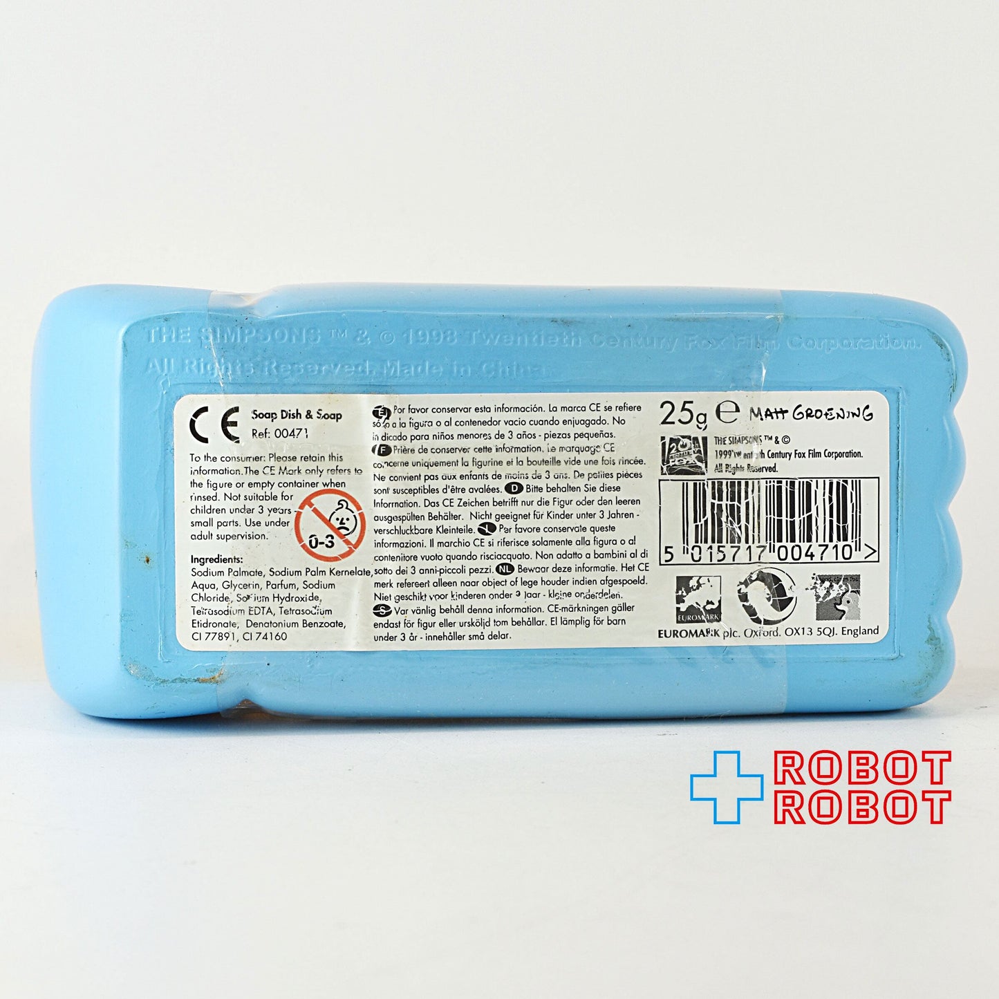 シンプソンズ バート ソープディッシュ ソフビフィギュア ユーロマーク社 未開封 1999