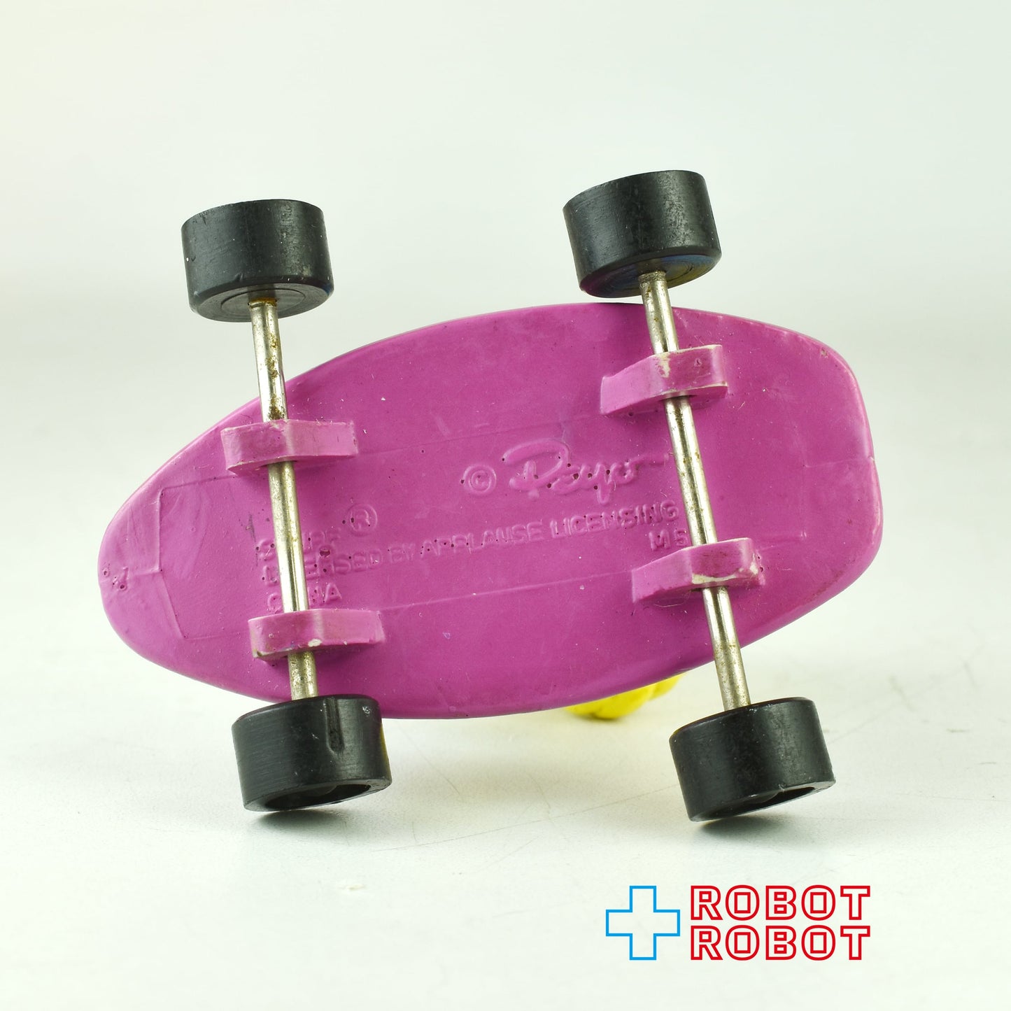 アプローズ社 ハーディーズ スマーフ スマーフェット スケートボード(紫) PVCフィギュア ミールトイ 1990