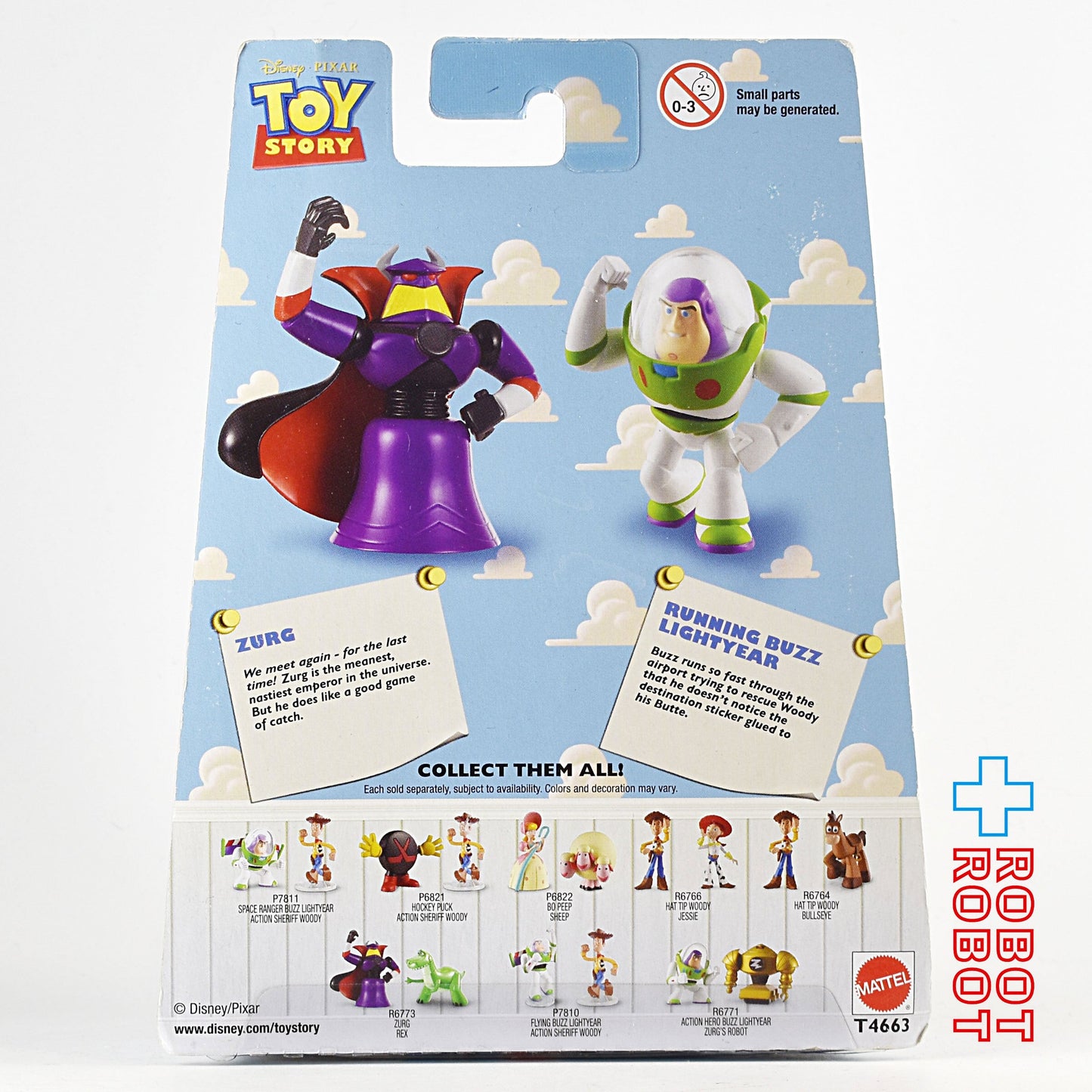 マテル トイ・ストーリー バディパック ランニング バズ・ライトイヤー/ザーグ フィギュア 未開封