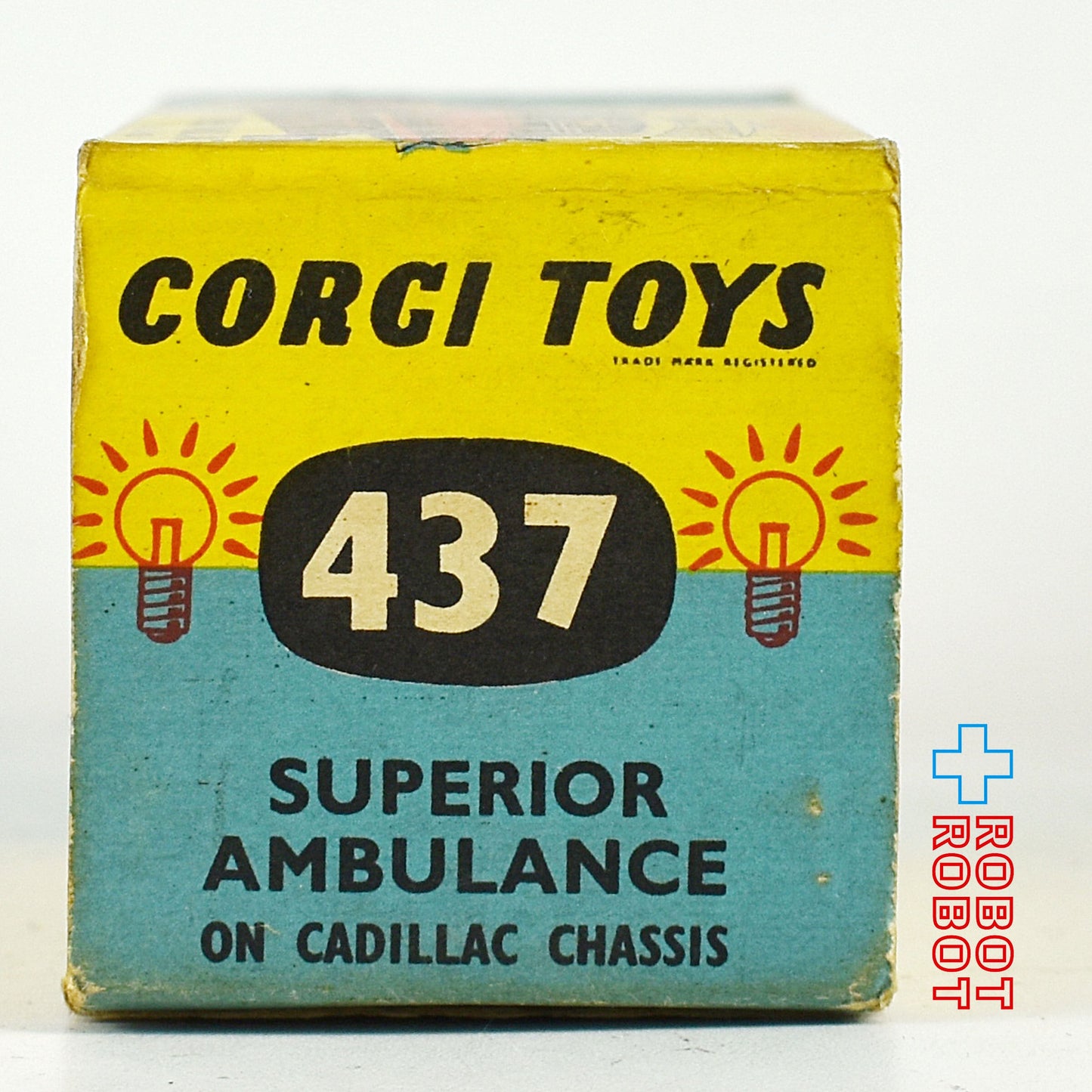 Corgi ダイキャスト スケール モデル 437 スペリオール アンビュランス オン キャデラック シャーシ ミニカー 箱入