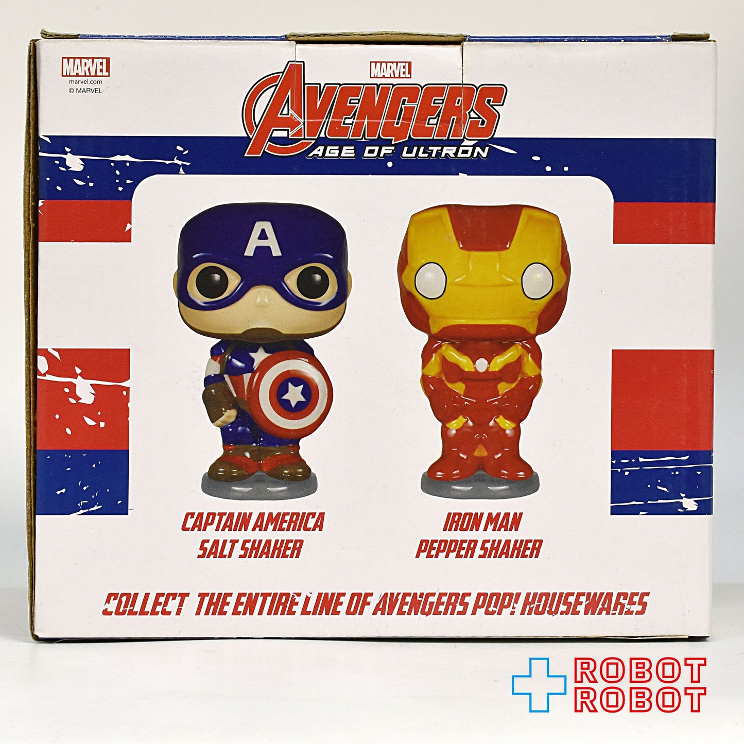 ファンコ POP! HOME アベンジャーズ エイジ・オブ・ウルトロン キャプテン・アメリカ & アイアンマン ソルト & ペッパー シェイカーズ 陶器 未開封
