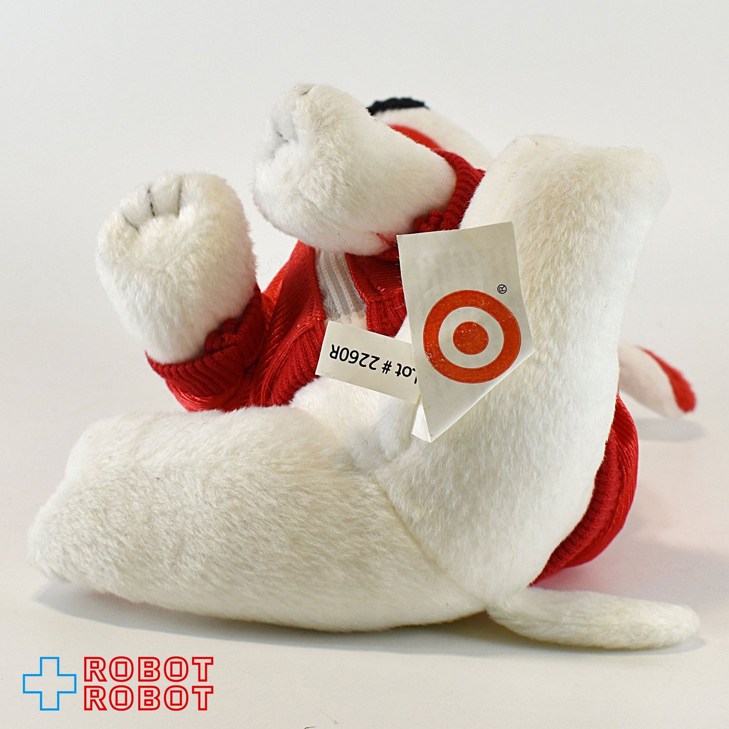 ターゲット ブルズアイ 犬 ぬいぐるみ人形 赤ジャケット