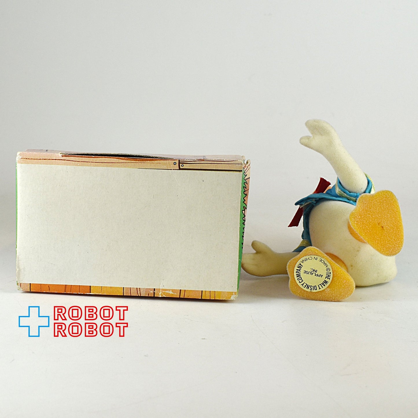 アプローズ ディズニー ドナルドダック クラブハウスコレクション フロッキービニールフィギュア 箱付 1987