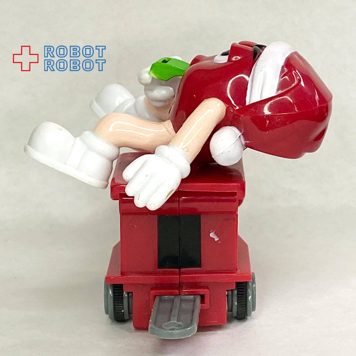 M&M's 2005 クリスマス・トレイン・トッパー レッド サンタハット 赤い機関車 企業物