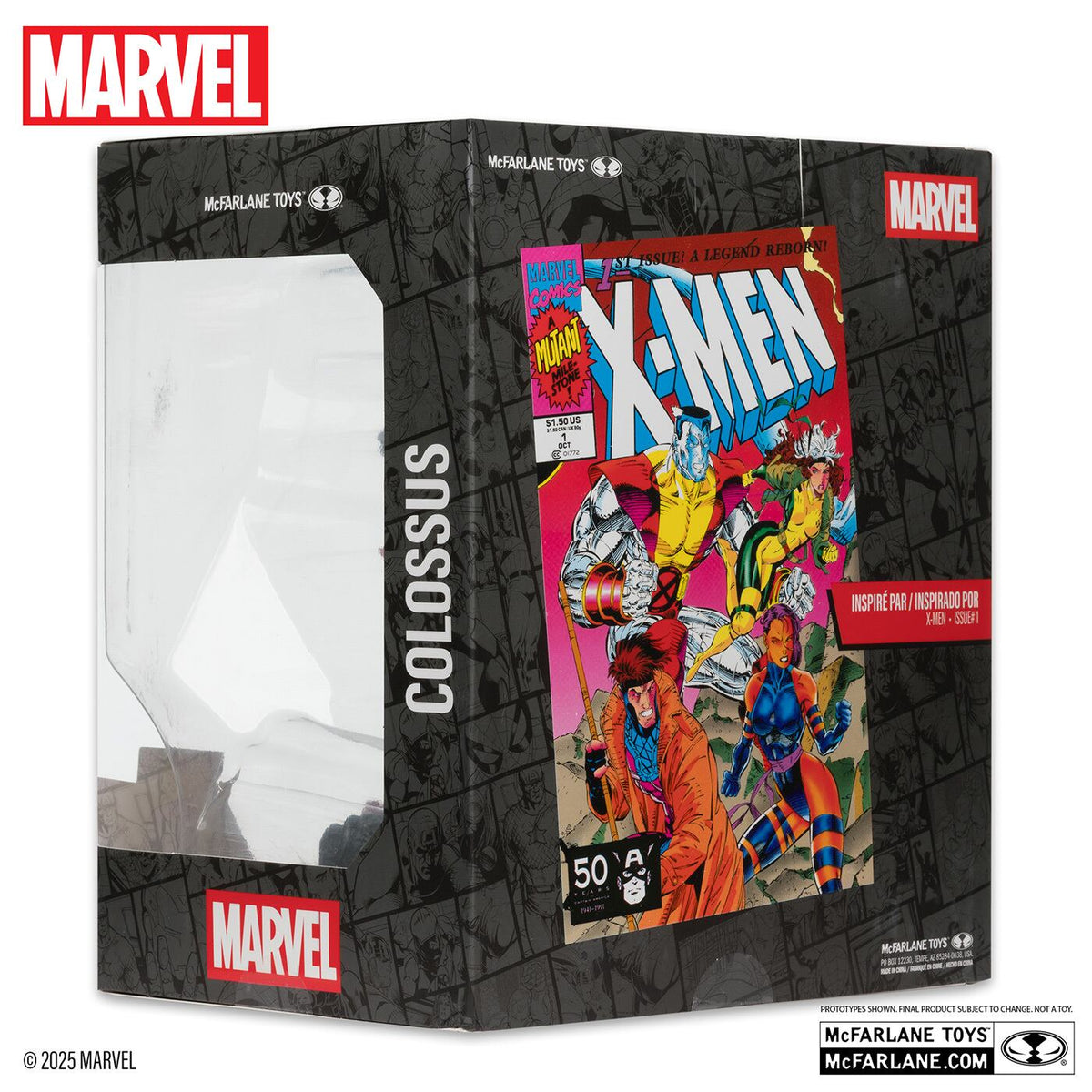 マクファーレン・トイズ マーベル シーン・フィギュア #024 コロッサス ジム・リー / X-Men Vol.2 #1 1/10 スタチューフィギュア 未開封